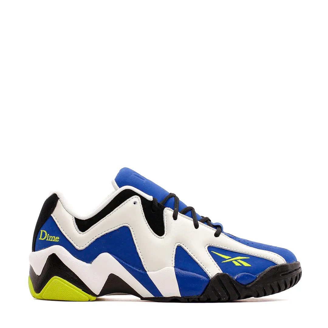Reebok Classics Basketball Men Dime Kamikaze Low Blue FY4383 Soft Material Micro Groove Flex Points