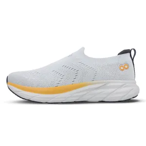LOBER Men's Slip-on Walking Shoe - WS9139 Light Grey Simple Access Fit Slip On