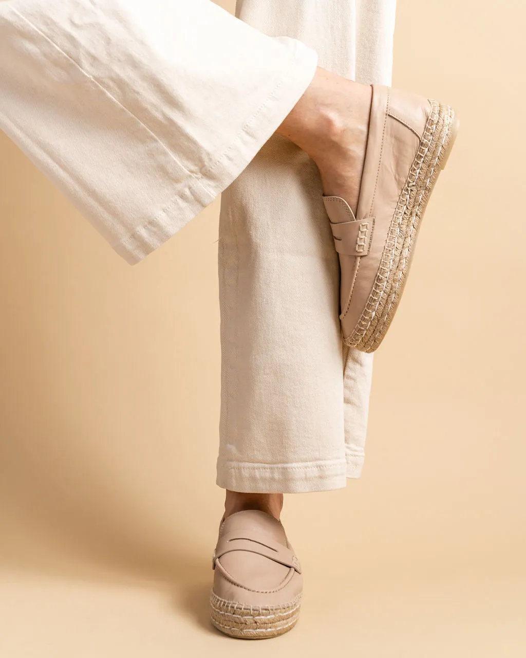 Sebastian Penny Loafer Slip On Espadrille Fit Freedom