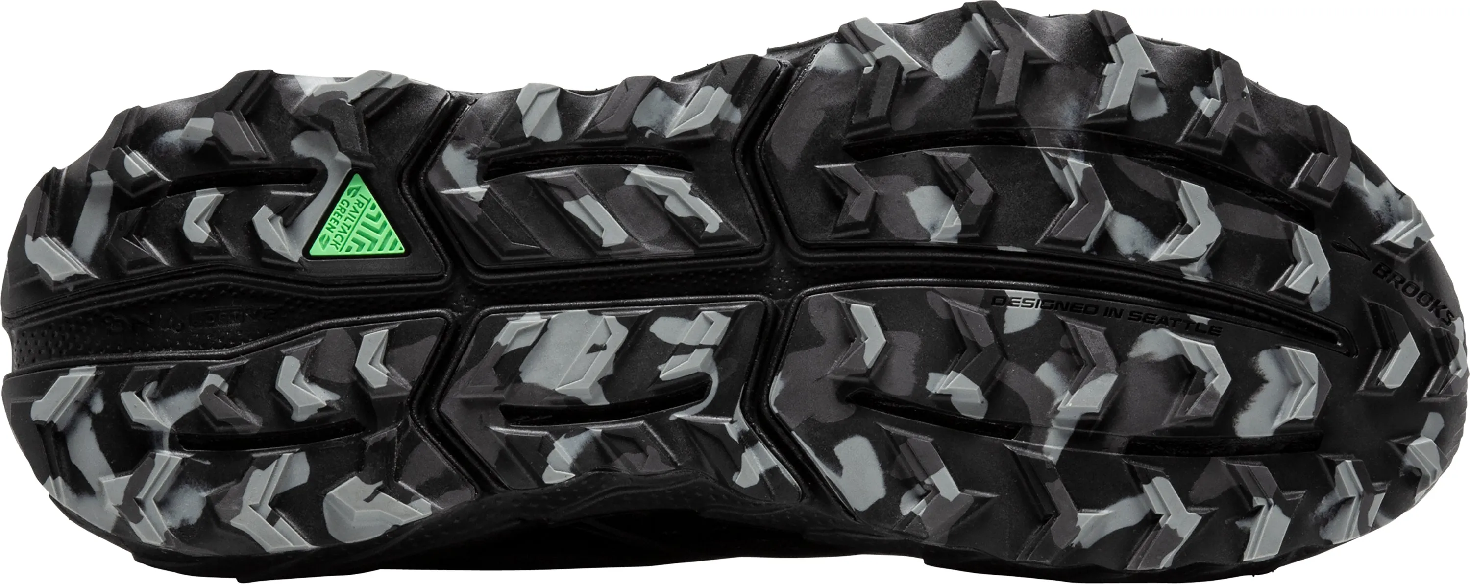 Dust Guard Brooks Cascadia 18 Mens Trail Running Shoes - Black