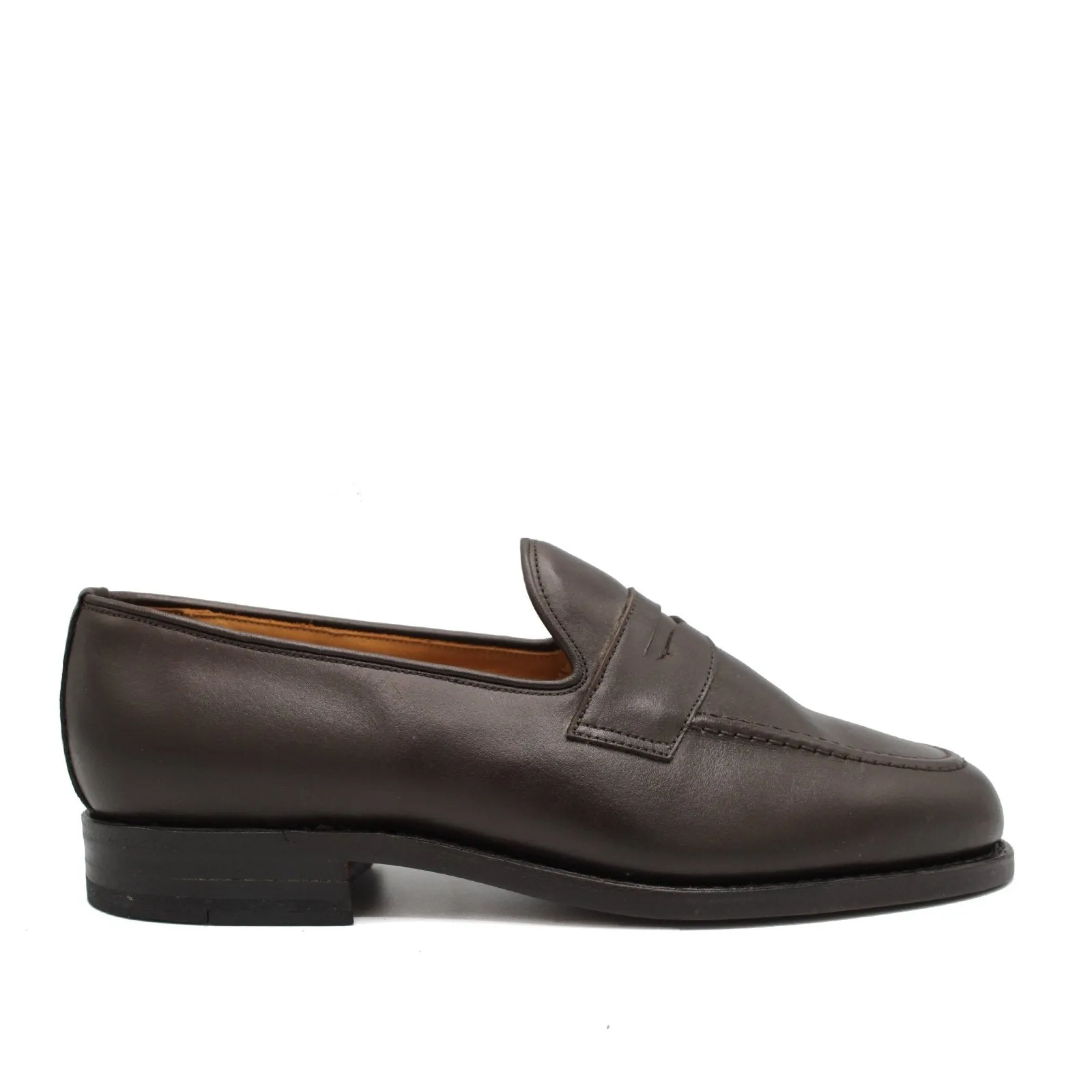 ARRAN GENOVA LOAFER DARK WALNUT CALF Clear Way Versatile Slip-Ons