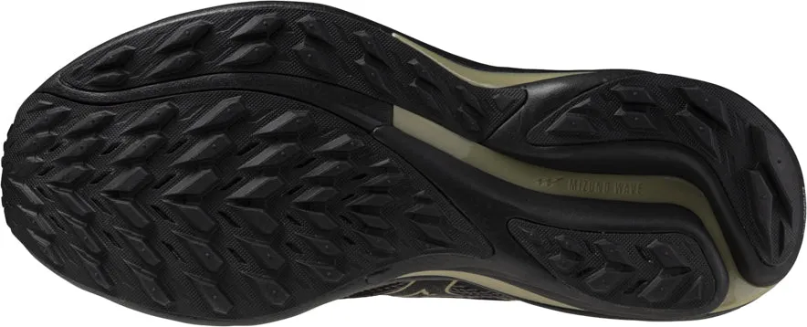 Mizuno Wave Rider GORE-TEX 2 Mens Trail Running Shoes - Black Ankle wrap