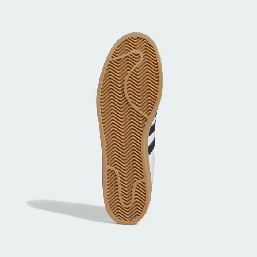 Skater All Day adidas Skateboarding Superstar ADV Skate Shoes - Cloud White / Core Black / Gum
