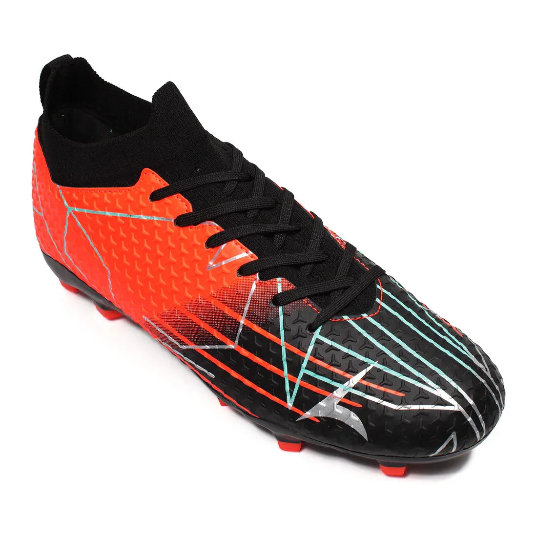 Quick Support 3D Texture Tracer Football Shoes for Men's FB01 (Red)