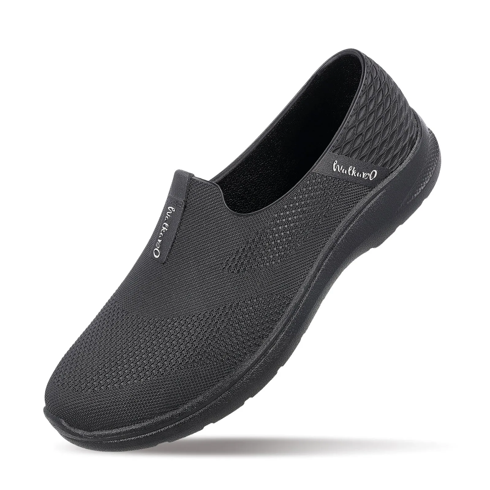 Breathable mesh Men's Slip-On Rain Shoes - WC4713 Black