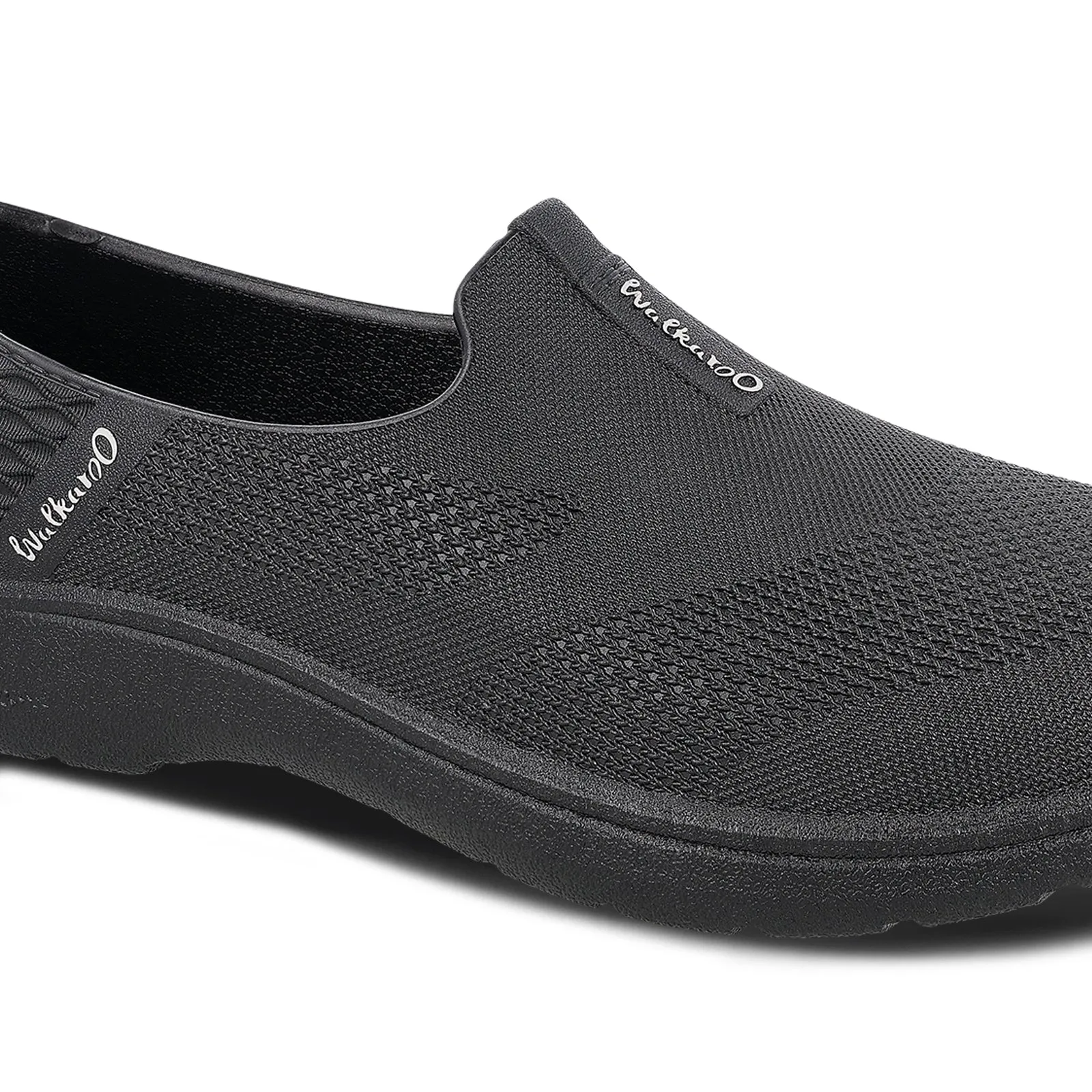 Quick Style Walk Flex Appeal Men's Slip-On Rain Shoes - WC4713 Black