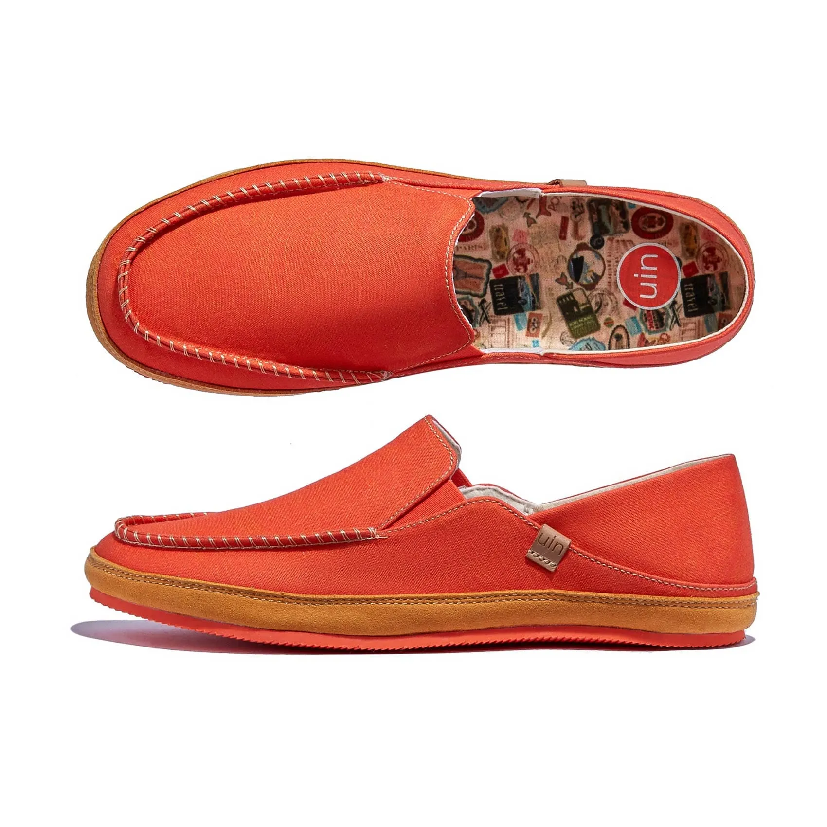 Sunset Red Formentera II Women Reptile Print Chic Appearance