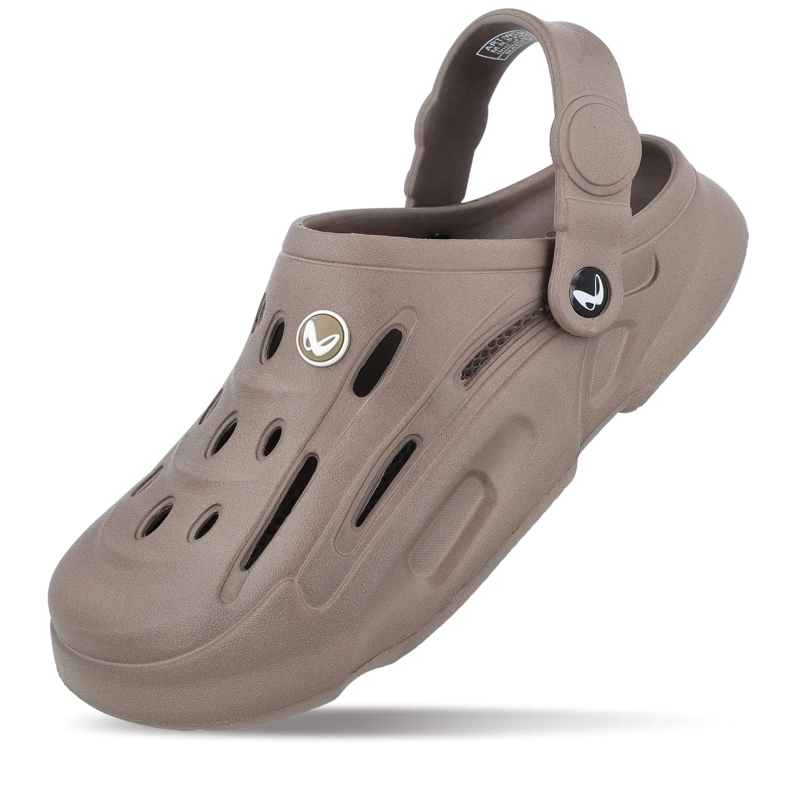 No Bind Casual Wear Men's Clogs  - WC8810 Dark Greige