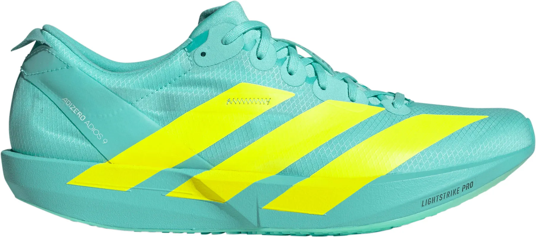 adidas Adizero Adios 9 Mens Running Shoes - Green Wool Warm Match Fit