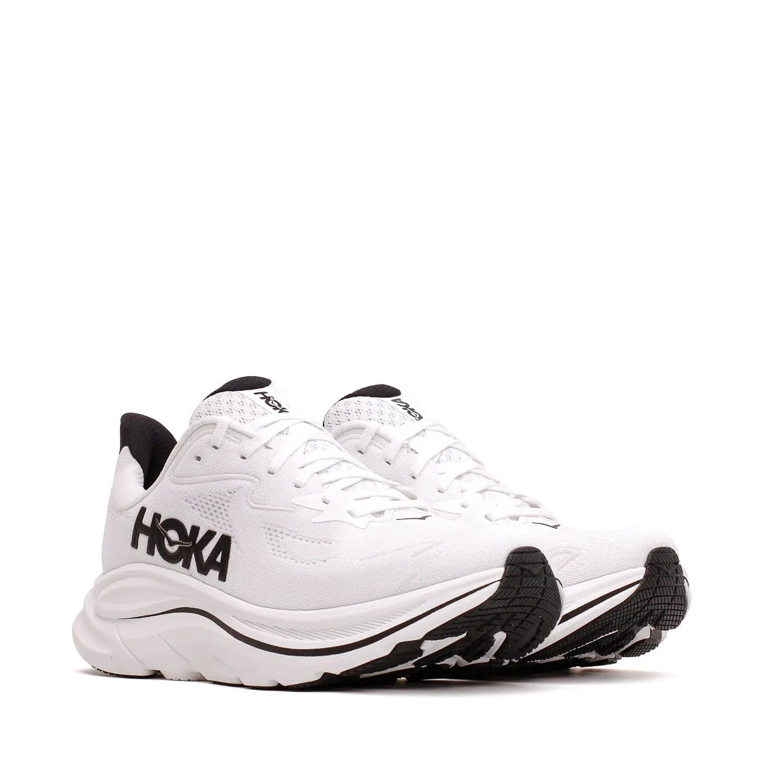 Quick Fit Short Trip Hoka One One Men Clifton 10 White Black 1162030-WBLC