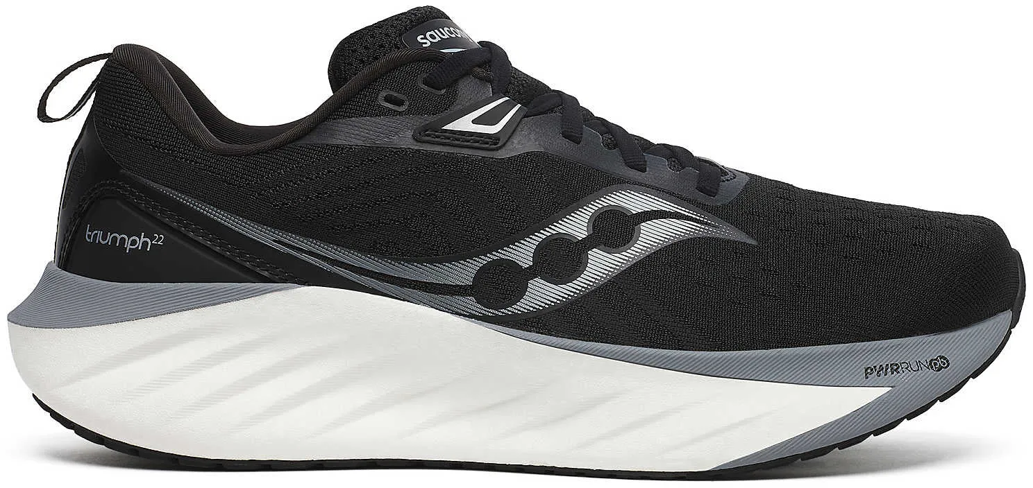 Saucony Triumph 22 Mens Running Shoes - Black Short Trip Summer Heat