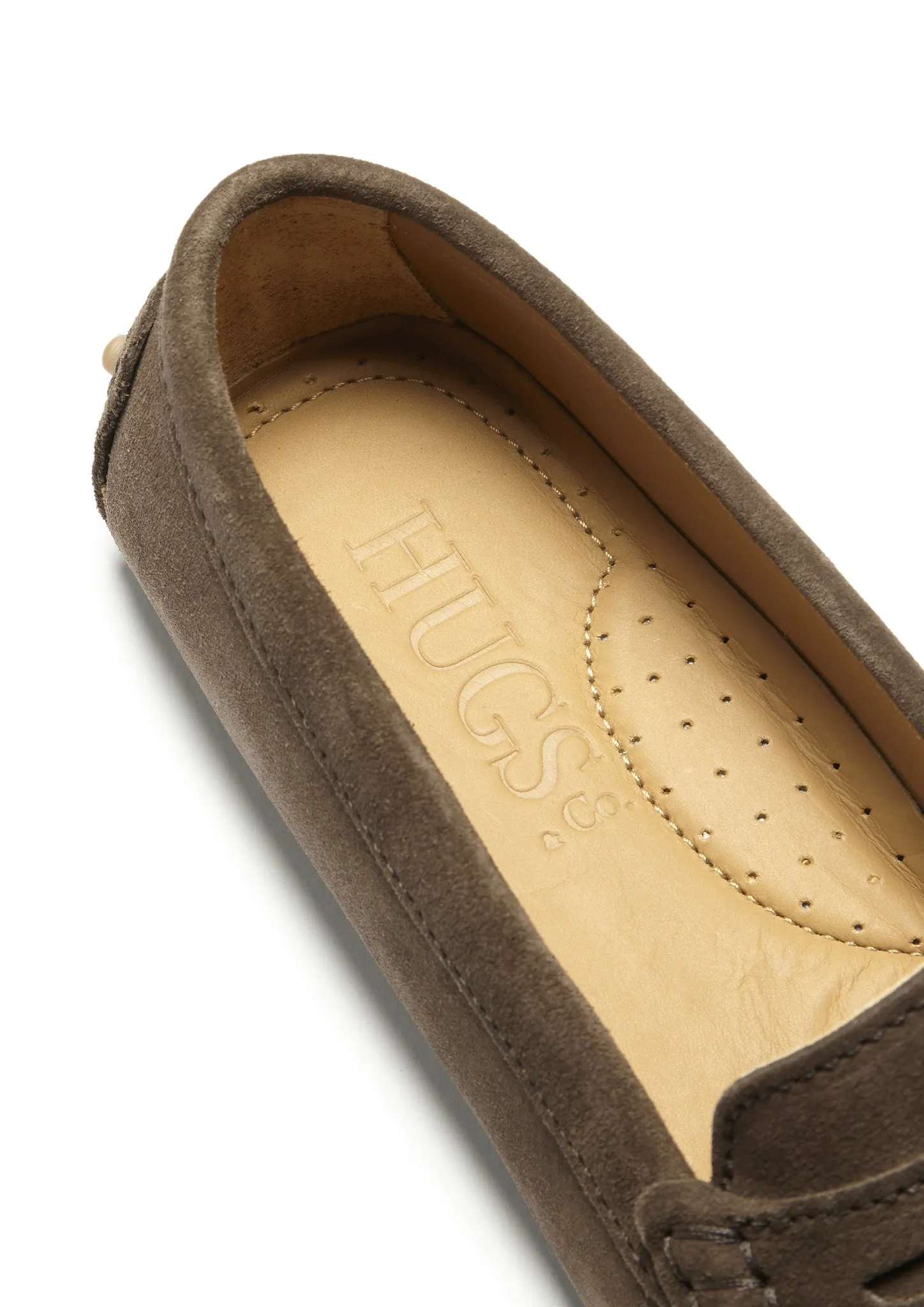 Step Smooth Women's Penny Driving Loafers, brown suede