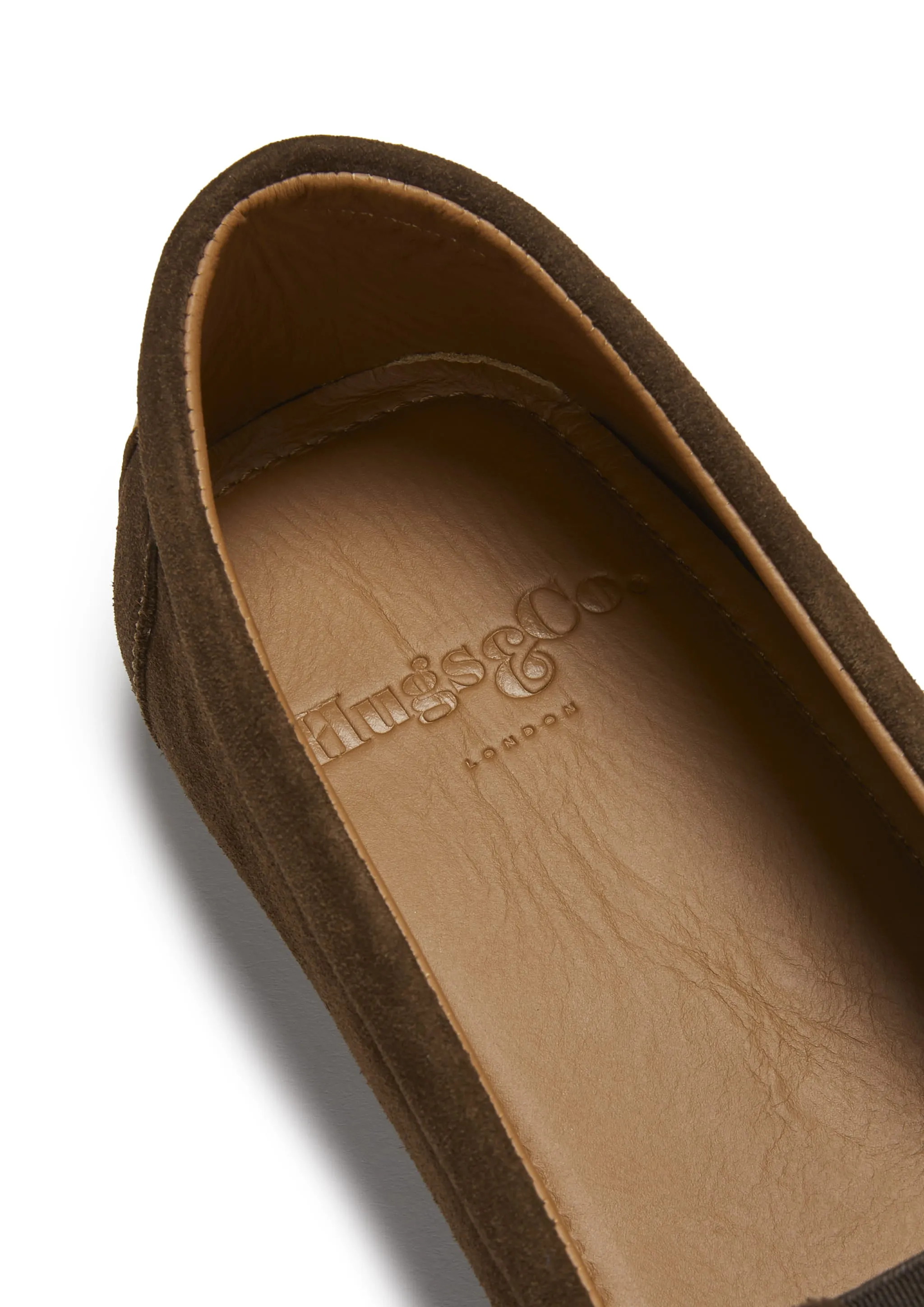 Tyre Sole Espadrilles, brown suede Low Heel
