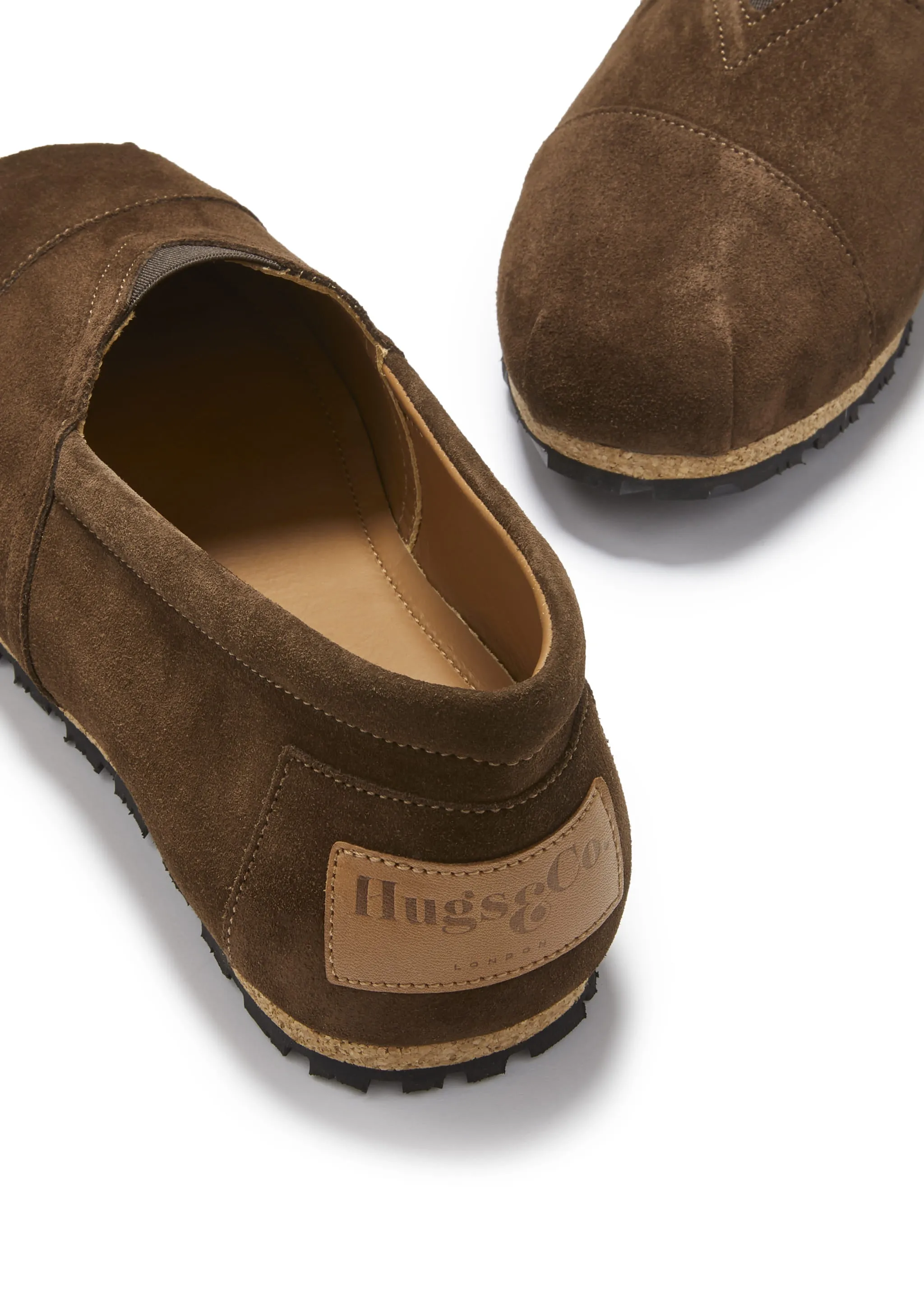 Relax Step Tyre Sole Espadrilles, brown suede