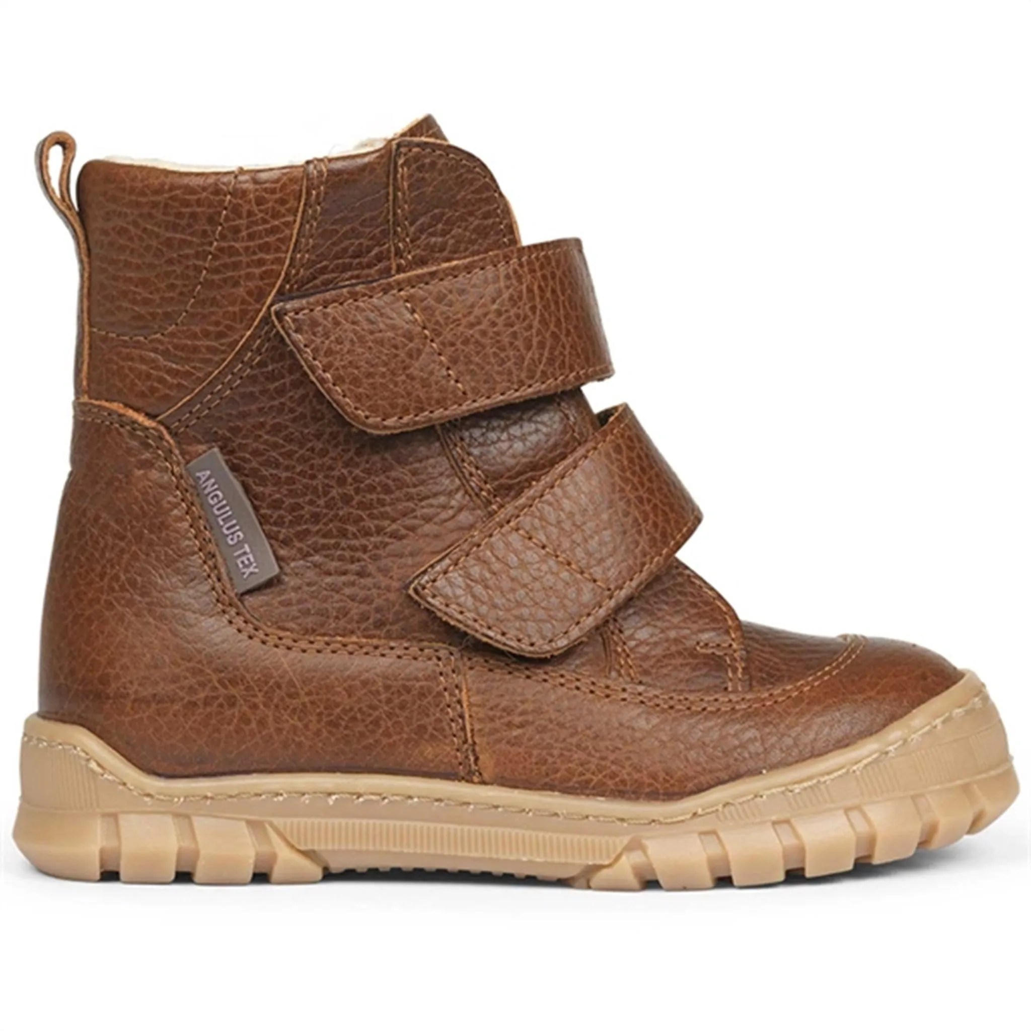 Snow Safety Angulus TEX Boots w. Velcro Cognac 2115-101-2509