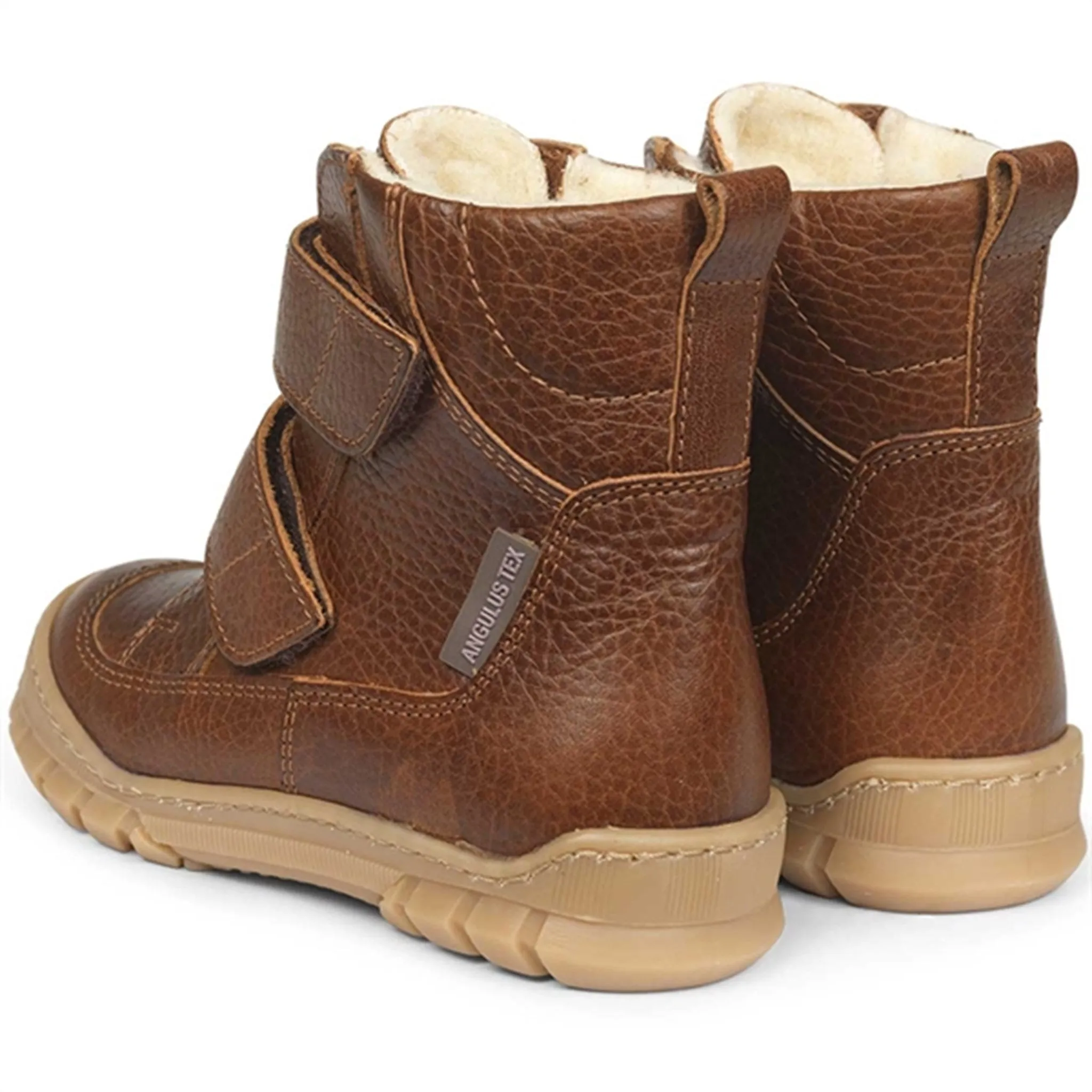 Angulus TEX Boots w. Velcro Cognac 2115-101-2509 Snow Winter Trail Gear Snow Trail Gear