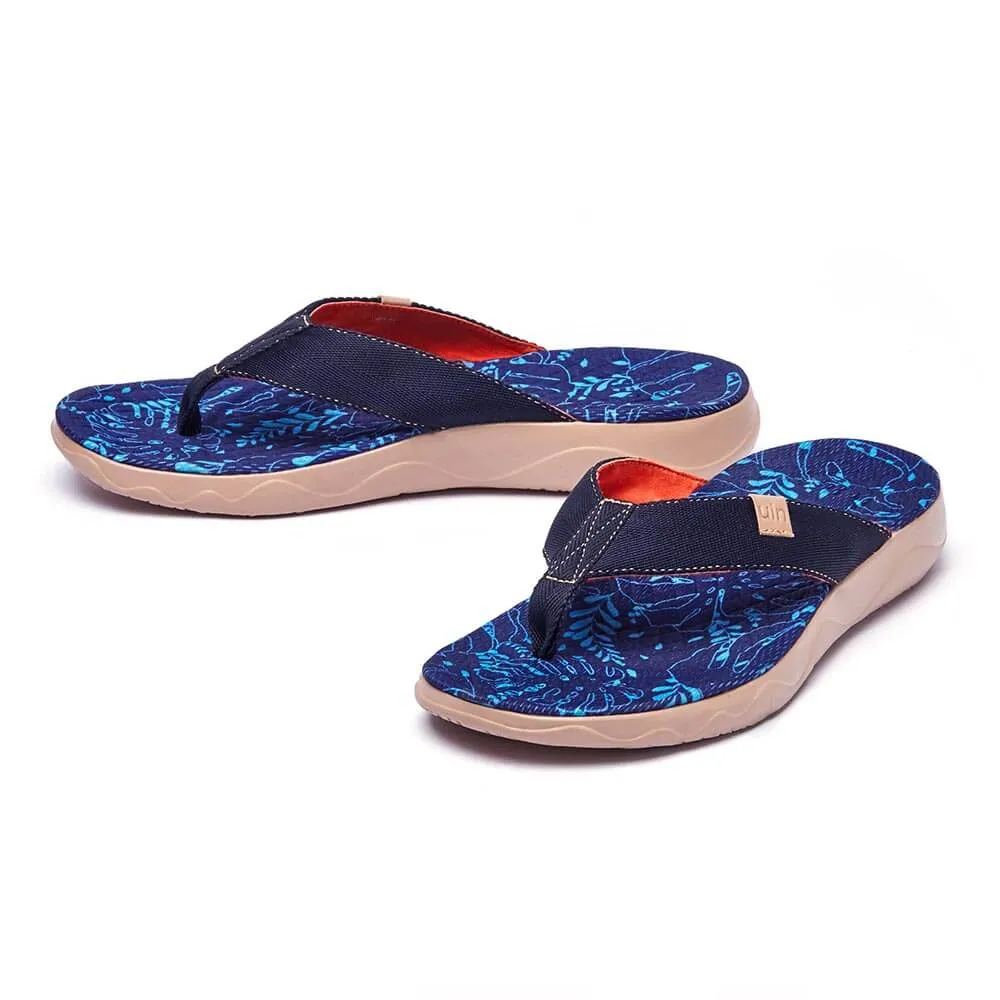 Night Jungle Men Majorca Flip Flops Home Lounge Gear Casual Holiday Gear