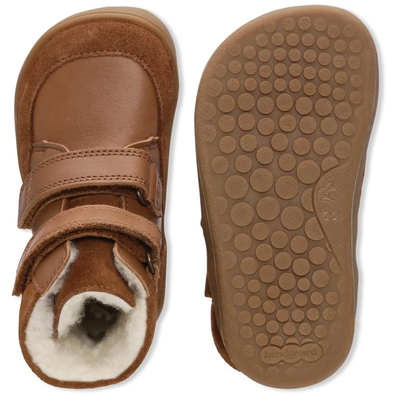 Snow Ice Trek Bundgaard Basil Strap II Tex Winter Boot Cognac VB