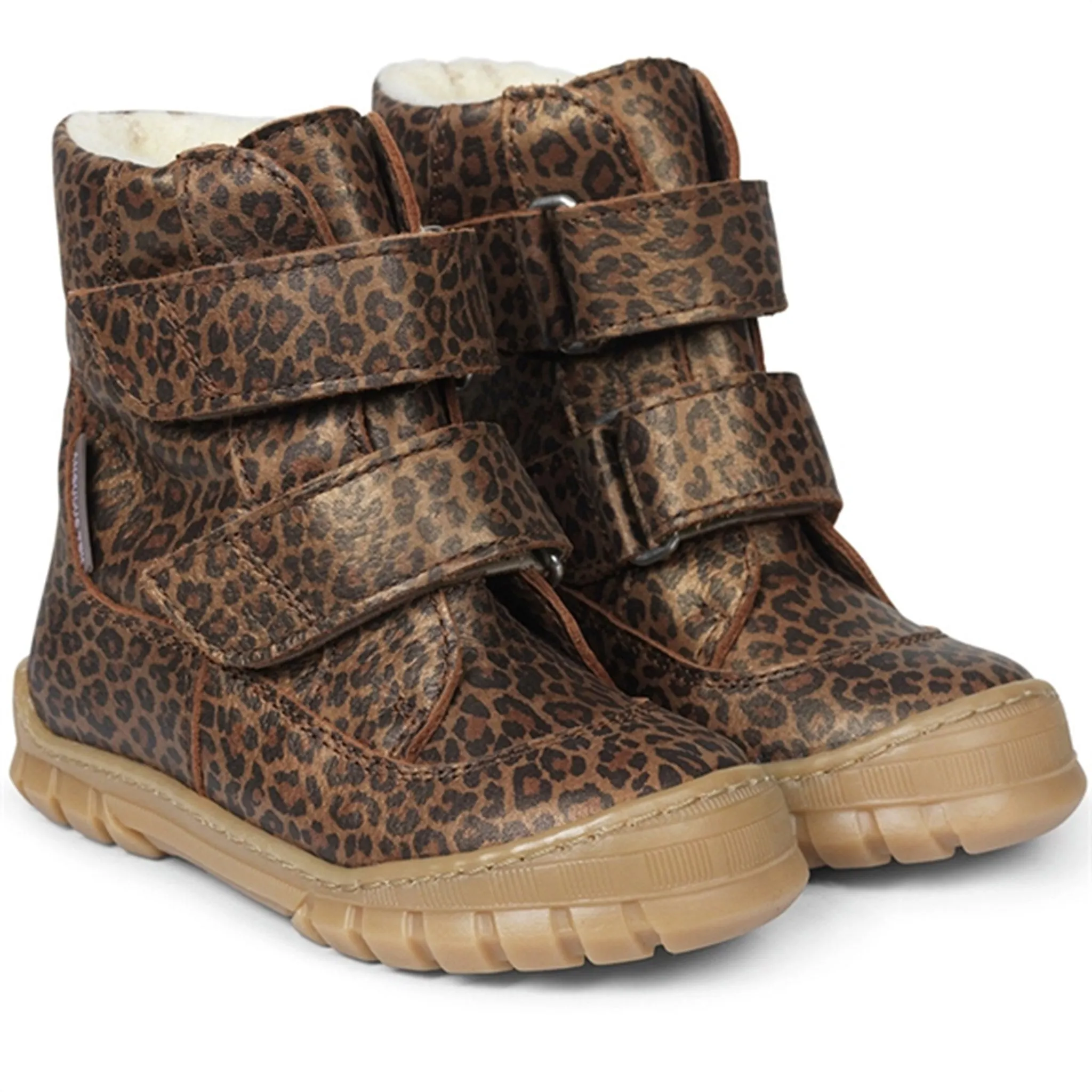 Snow Winter Expedition Snow Hiking Gear Angulus Tex Boots w Velcro Brown Leo