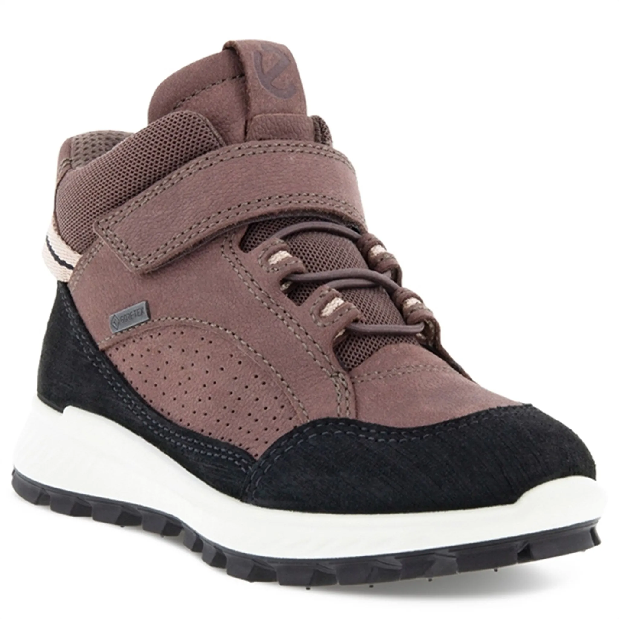 Comfort Trek Ecco Exostrike Kids Ankle Boot Black/Dusty Purple/Dusty Purple