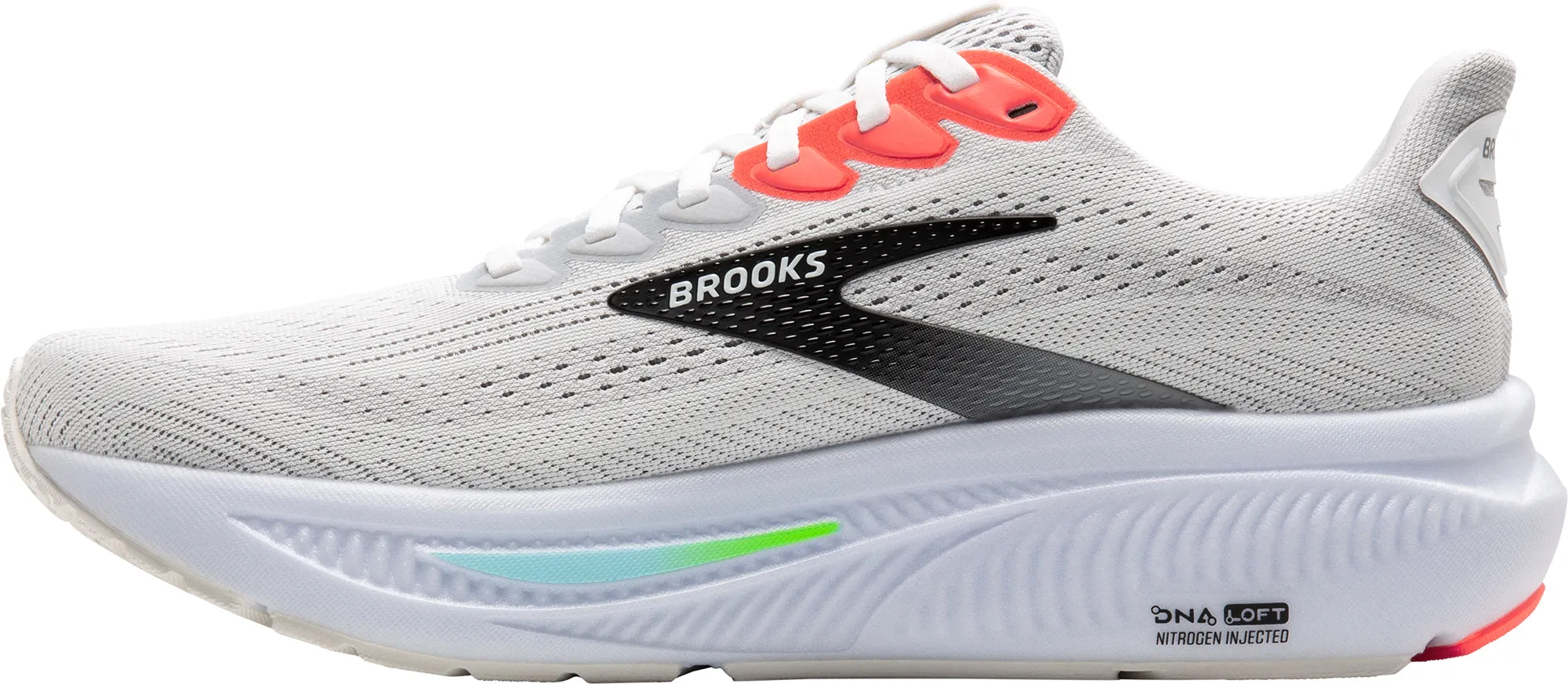 Brooks Ghost 17 Mens Running Shoes - White forest walk