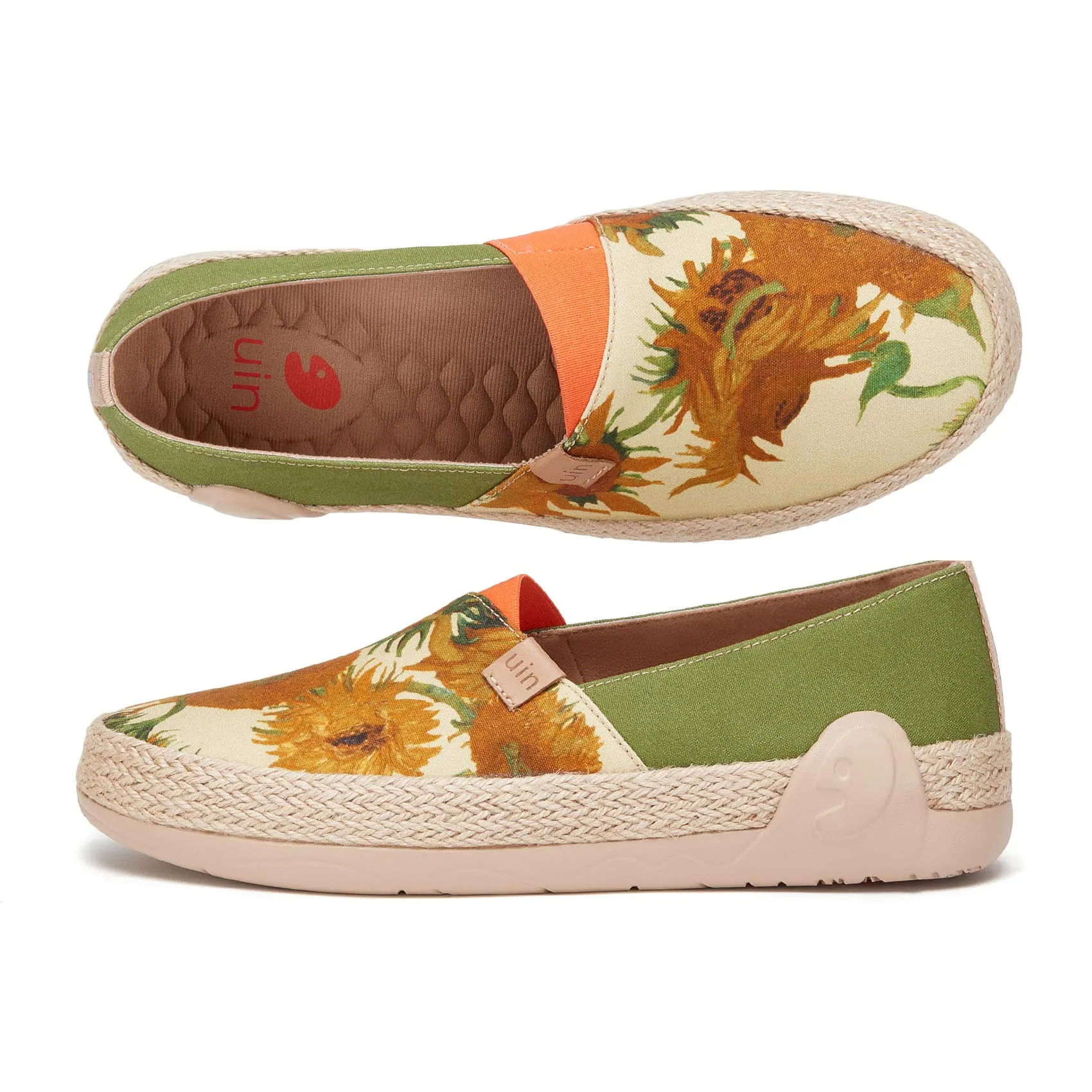 Van Gogh Sunflowers Marbella I Women Suede Finish