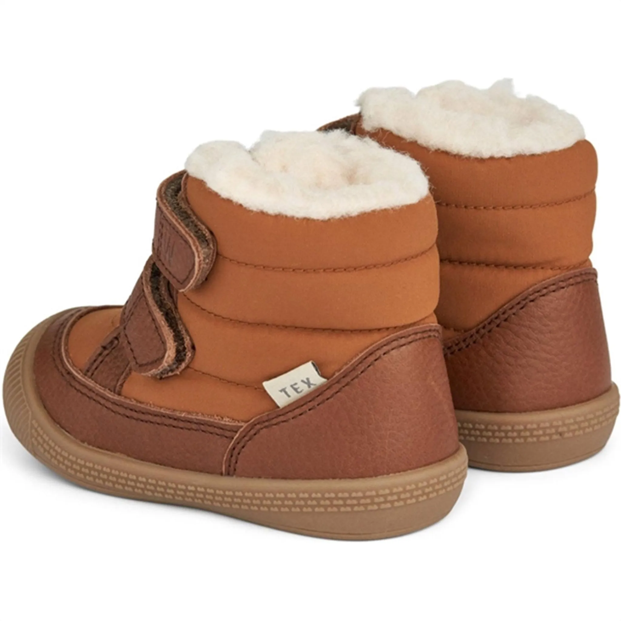 Wheat Winter Boots Daxi Wool Tex Cognac Traction Snow Winter Hiking Boots