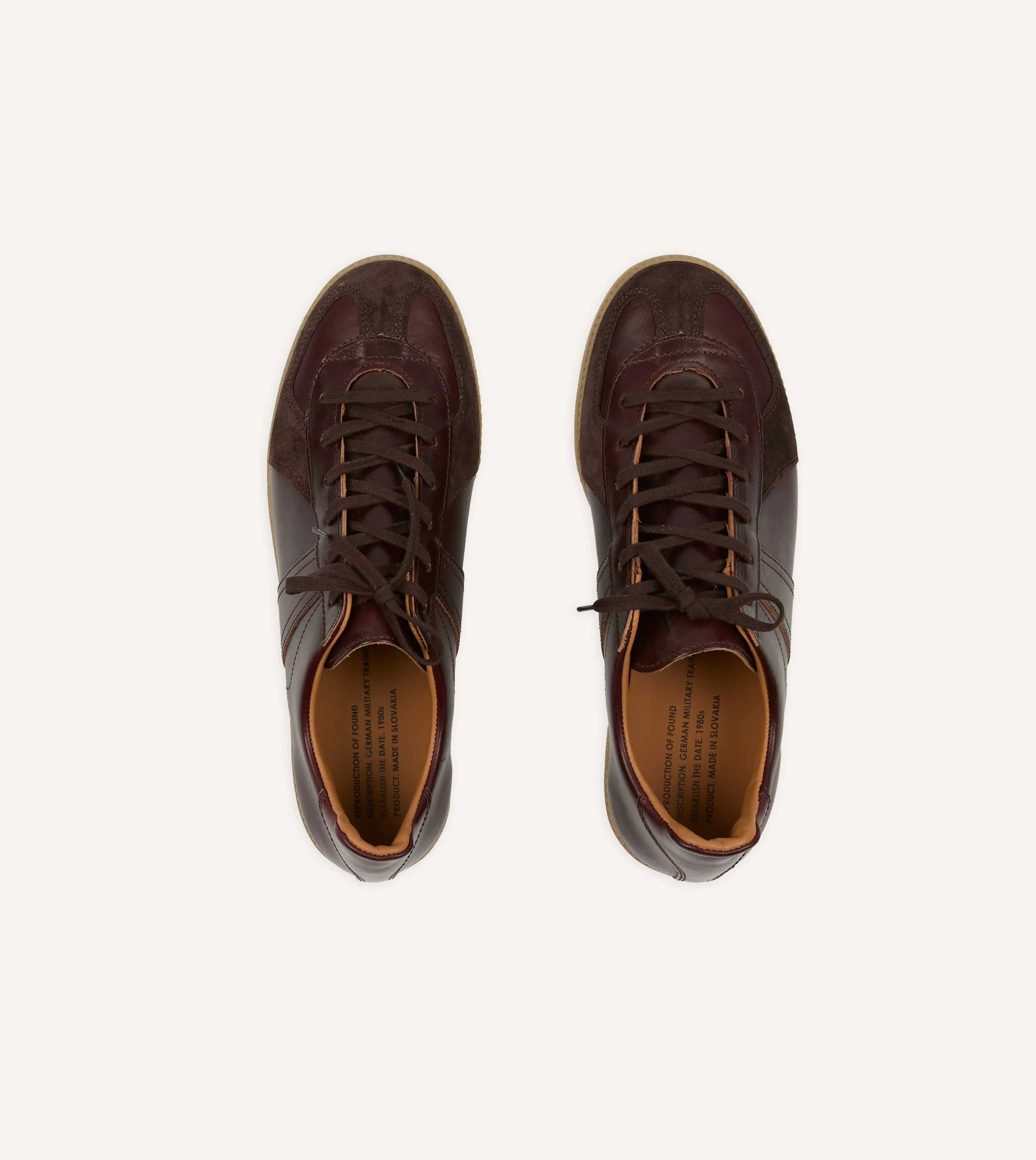 All Terrain Urban Walkers Reproduction of Found Brown Germany Military Trainer