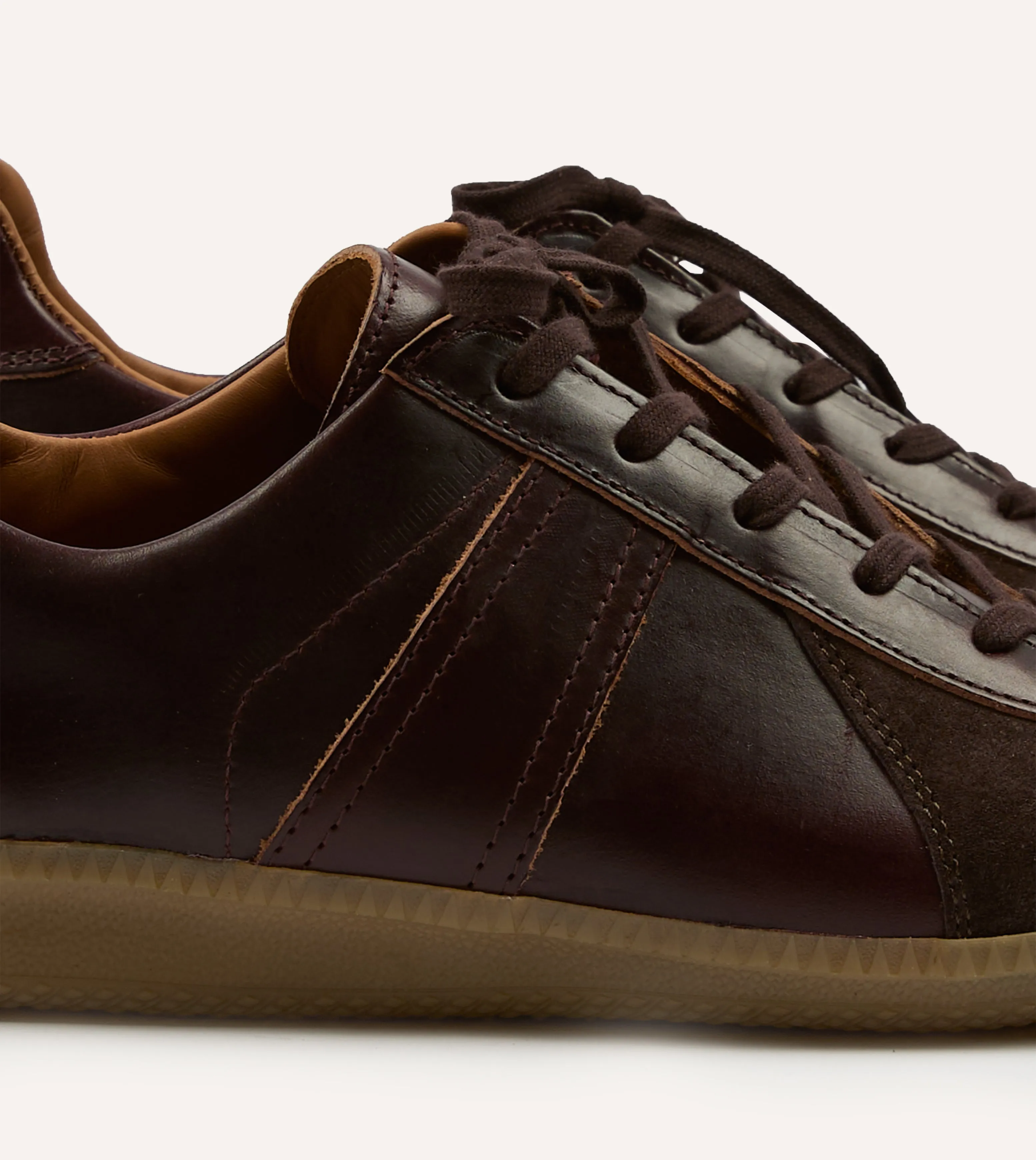 Gold Tone Reproduction of Found Brown Germany Military Trainer