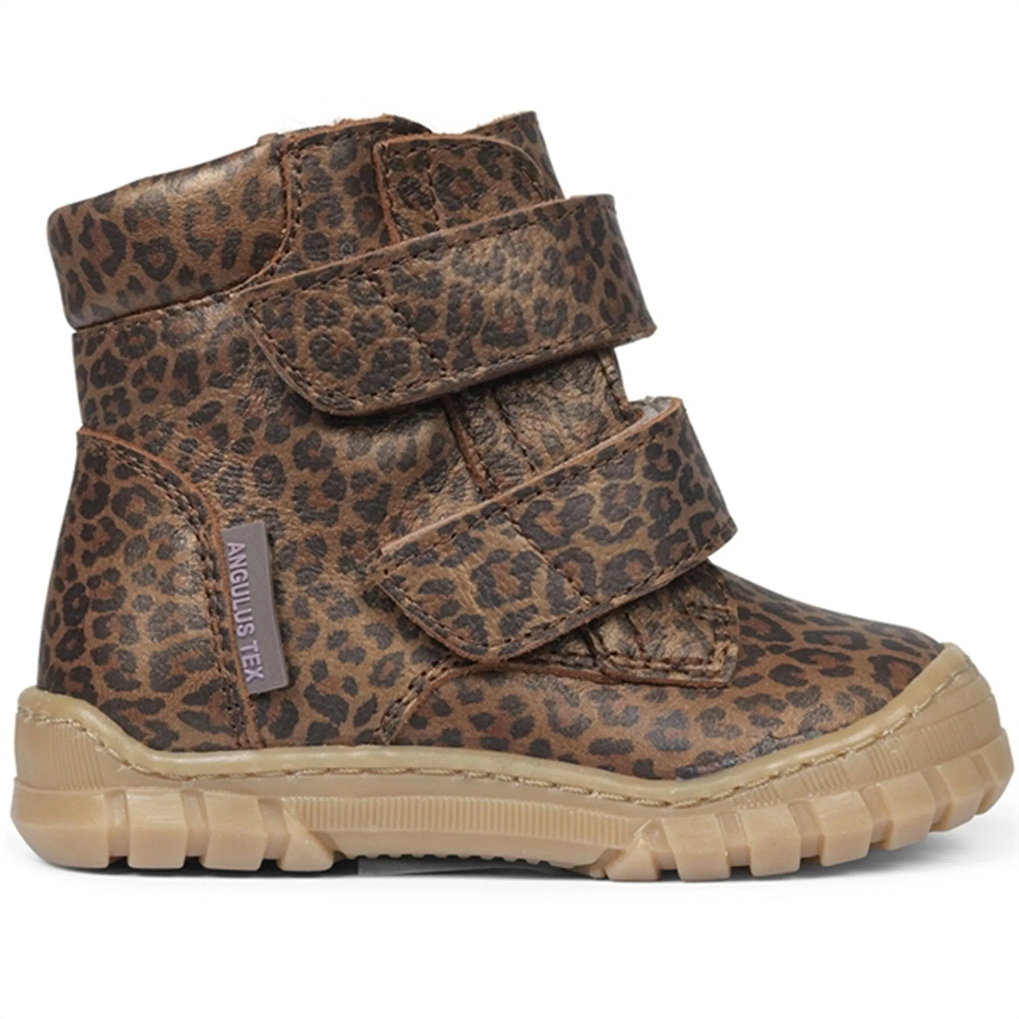 Angulus Beginner Tex Boots w Velcro Brown Leo Extreme Conditions Protection