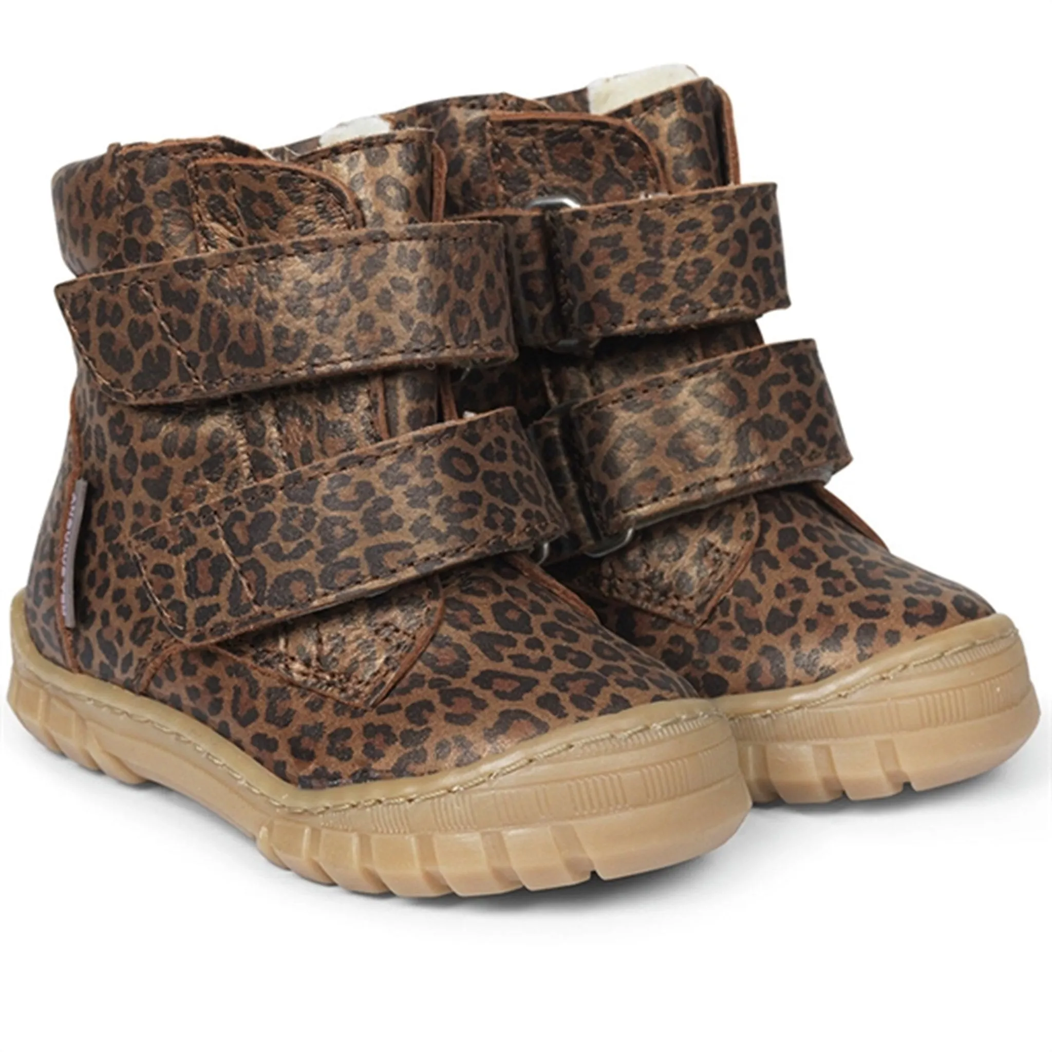 Angulus Beginner Tex Boots w Velcro Brown Leo Snow Outdoor Trekking Cold Walks