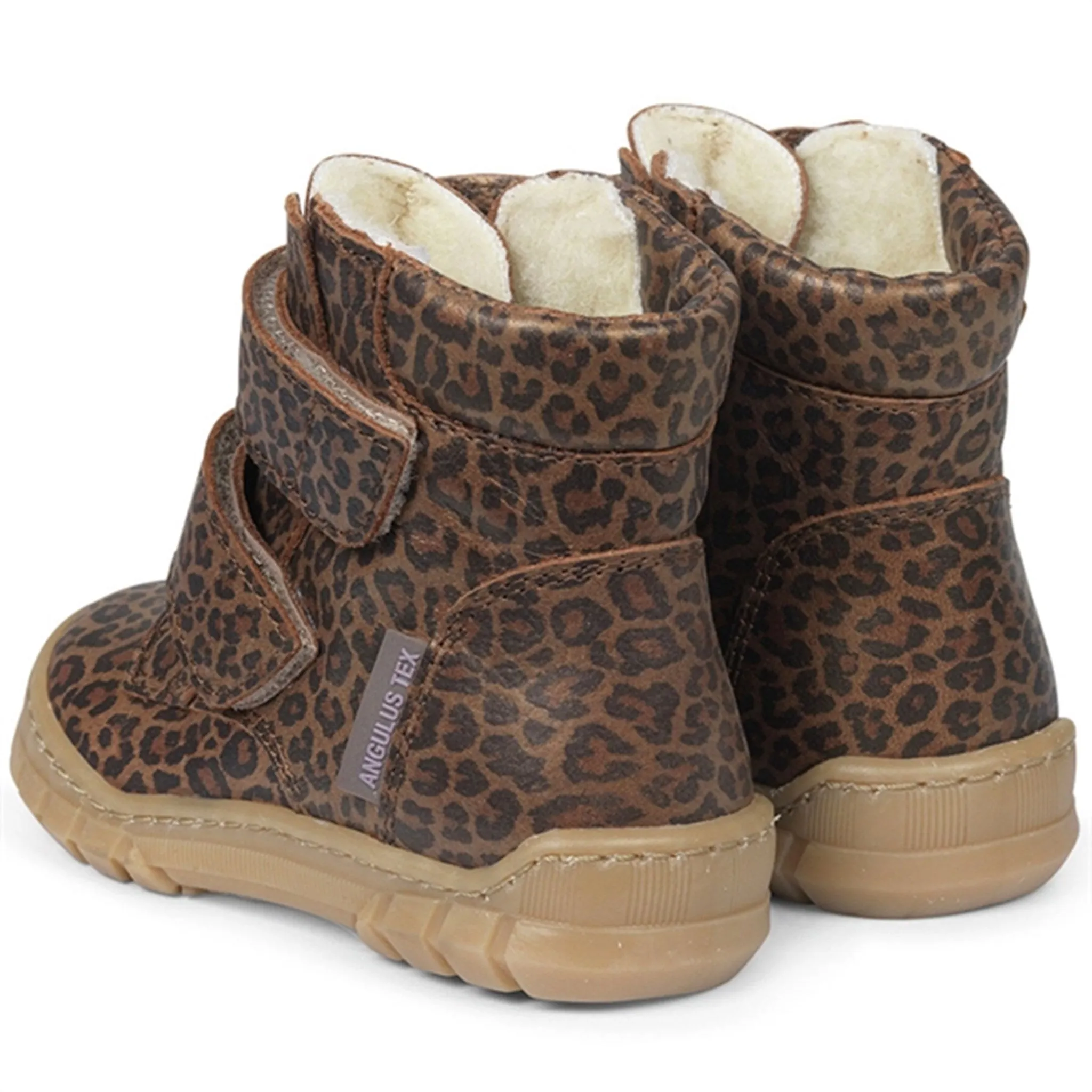 Angulus Beginner Tex Boots w Velcro Brown Leo Snow Trekking Arctic Adventure Ready