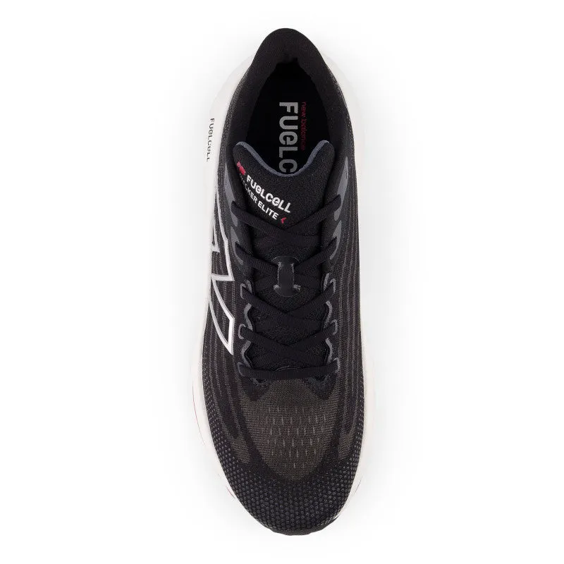 for yoga Sport Casual FuelCell Walker Elite - Black with Team Red and Silver - Men's
