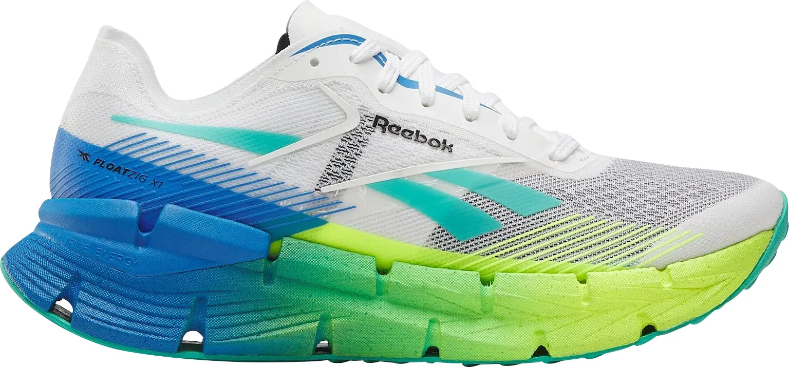 Reebok FloatZig X1 Mens Running Shoes - White Tech Knit