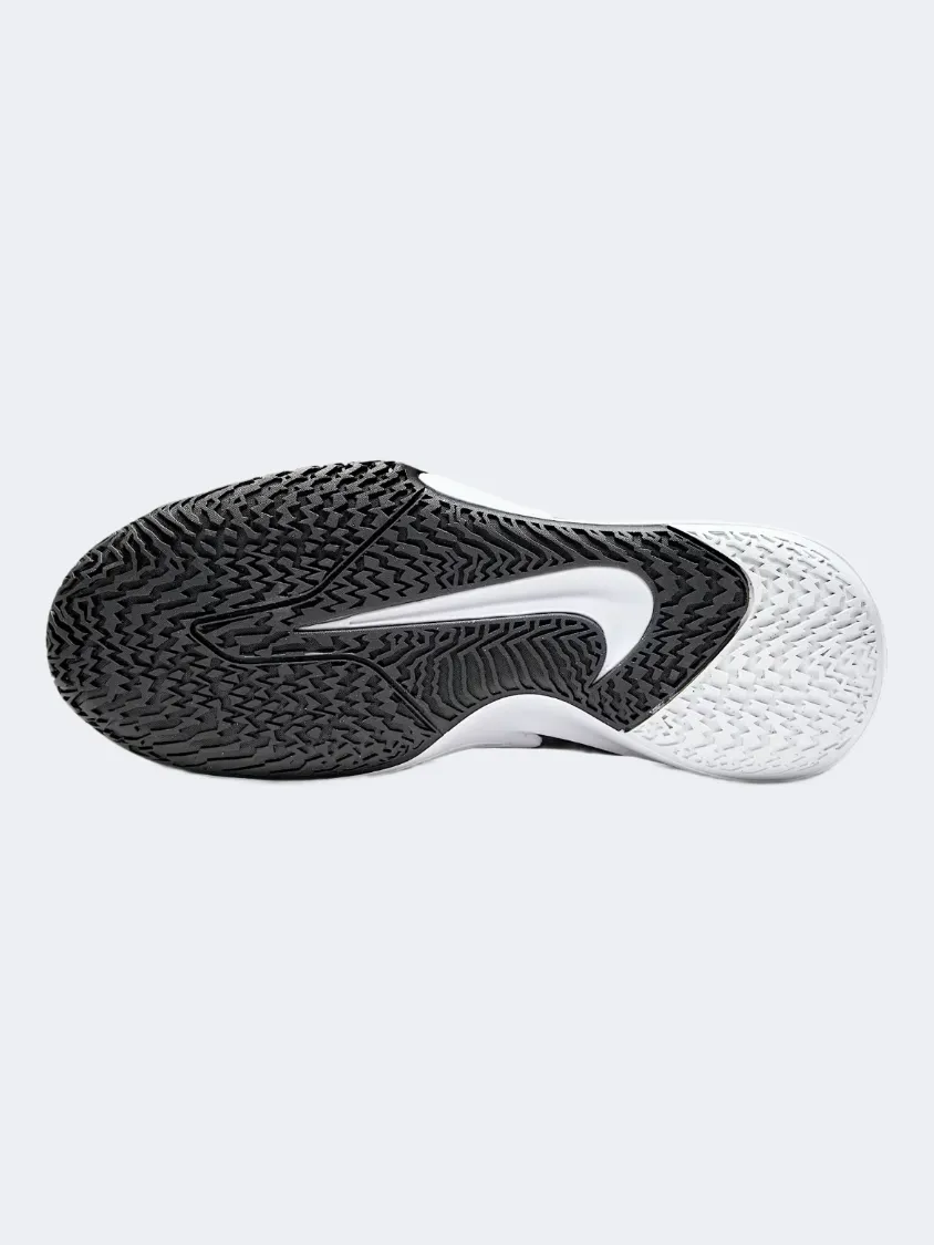 Strong Stitching Cushion Layer Frame Nike Precision VII Men Basketball Shoes Black/Grey/White
