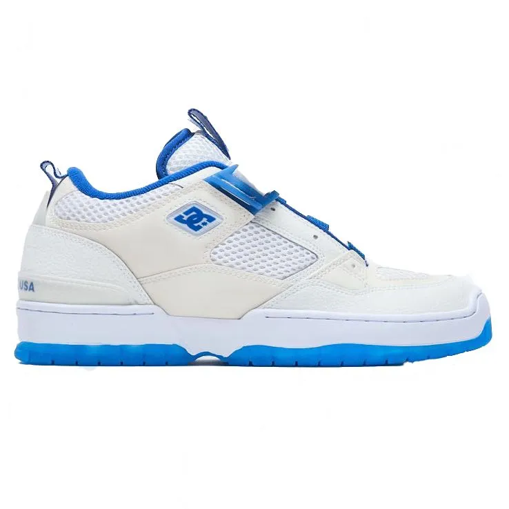 Advanced Performance DC Skateboarding JS 1 John Shanahan Skate Shoes - White / Blue