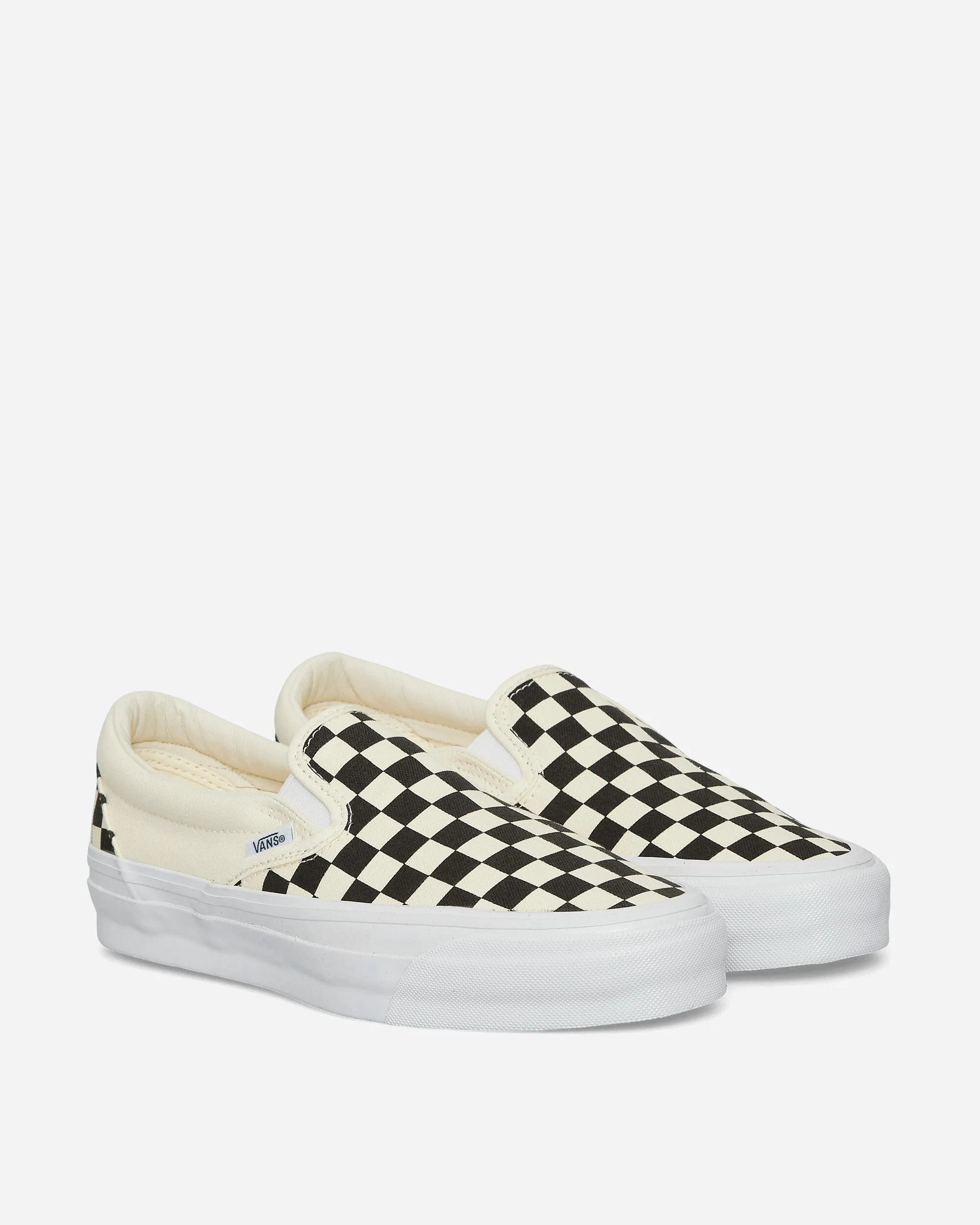 Slip-On Reissue LX 98 Sneakers Checkerboard Black / Off White Walk On Comfort
