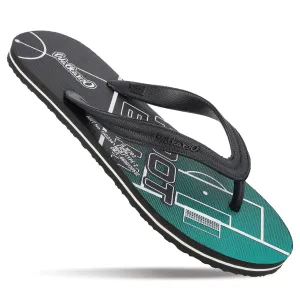 Relaxed Movement Men's Hawai Slippers - HG234 Black Green