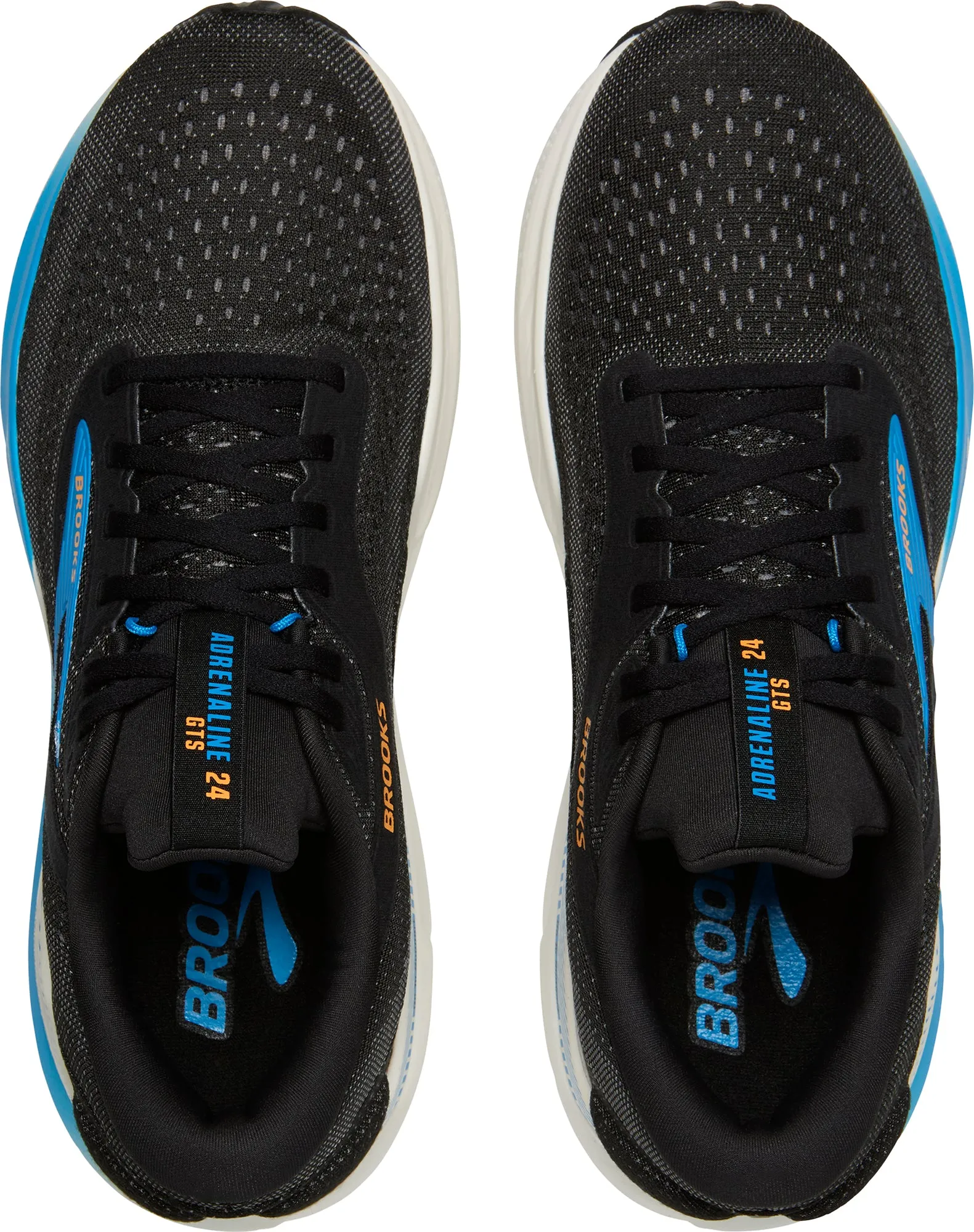 Brooks Adrenaline GTS 24 Mens Running Shoes - Black Comfortable Insole