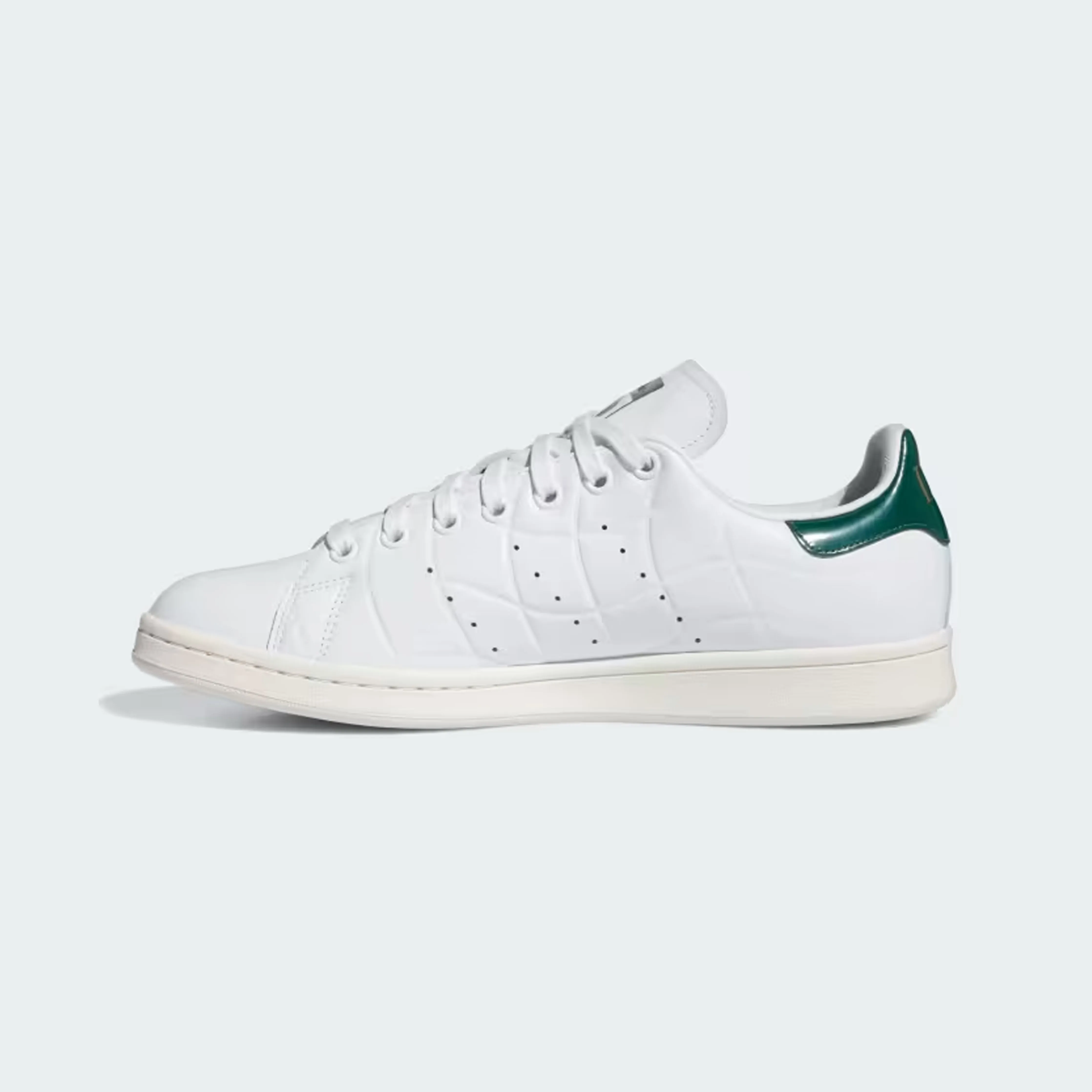 Adidas Skateboarding X Dime Stan Smith Skate Shoes - Cloud White / Collegiate Green / Green Oxide High Traction Rubber High Durability