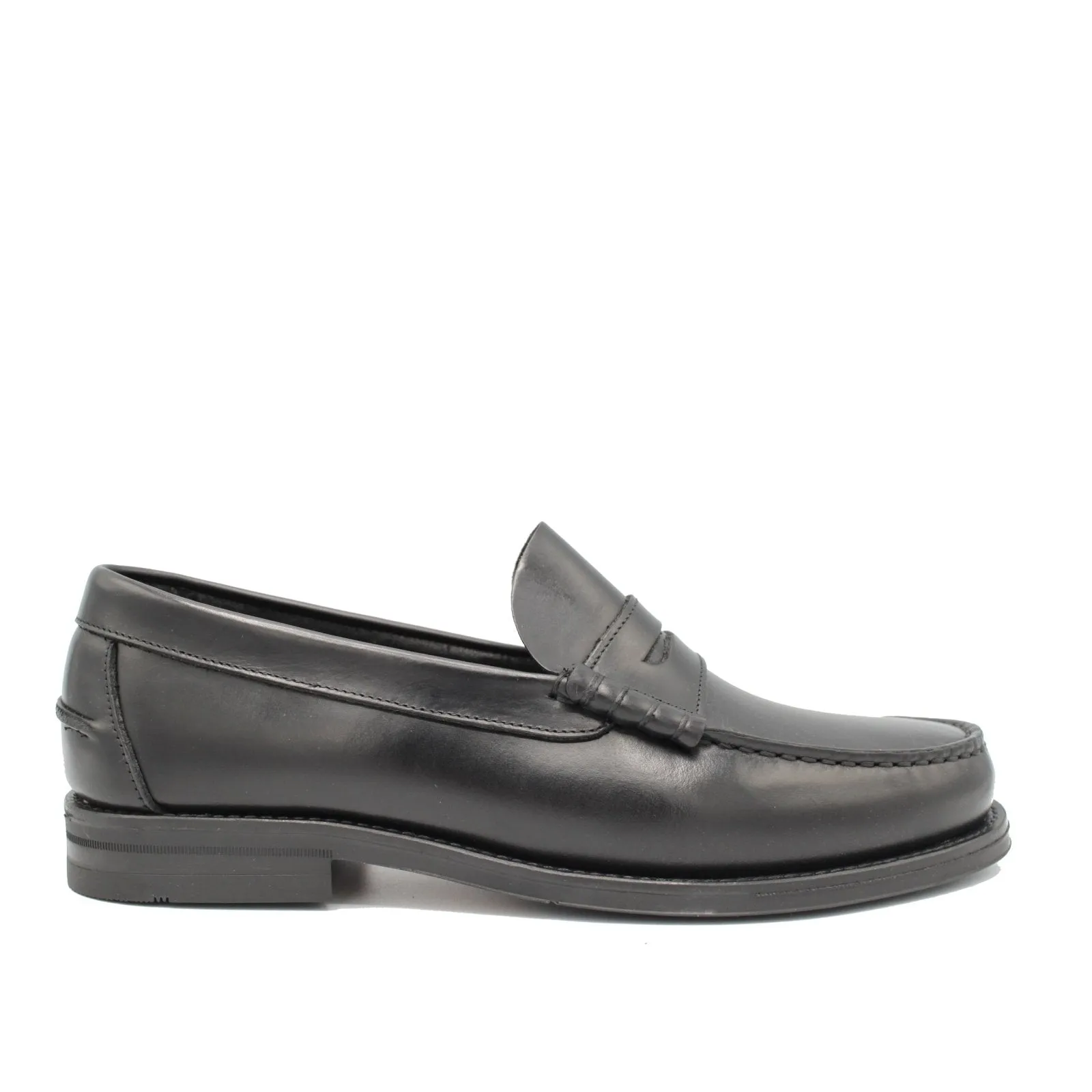 COLL WOMAN BLACK LEATHER Platform Style