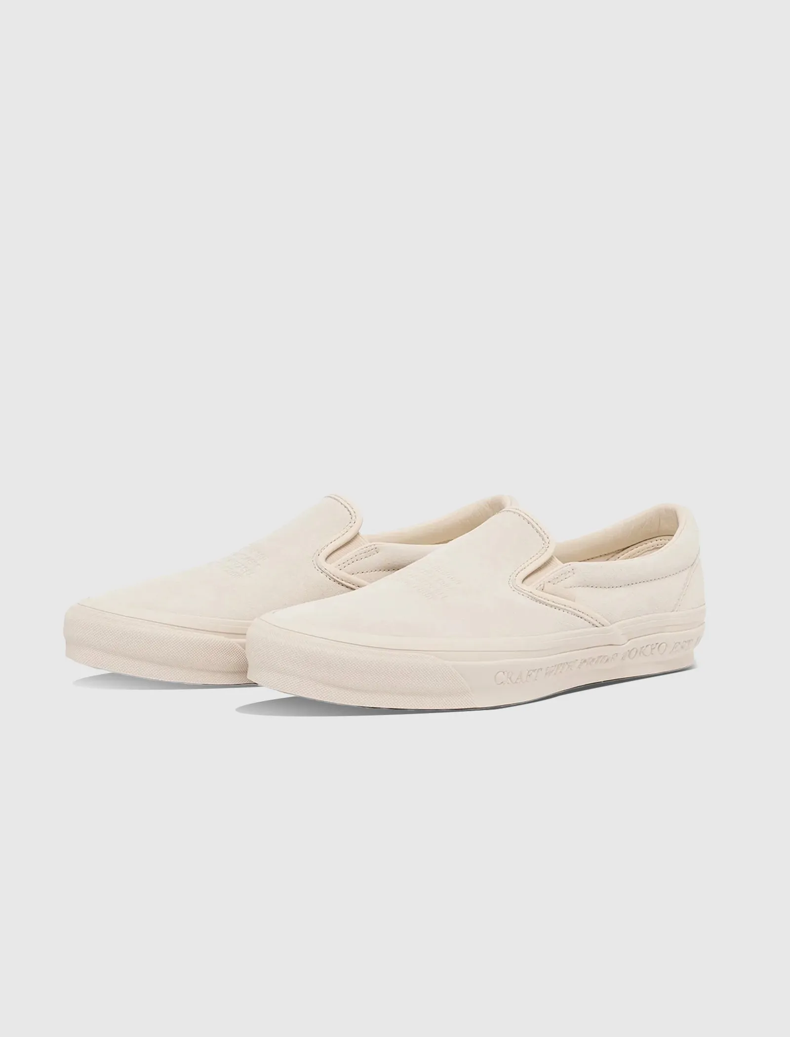 Air Dry NEIGHBORHOOD X OTW CLASSIC SLIP ON "WHITE"