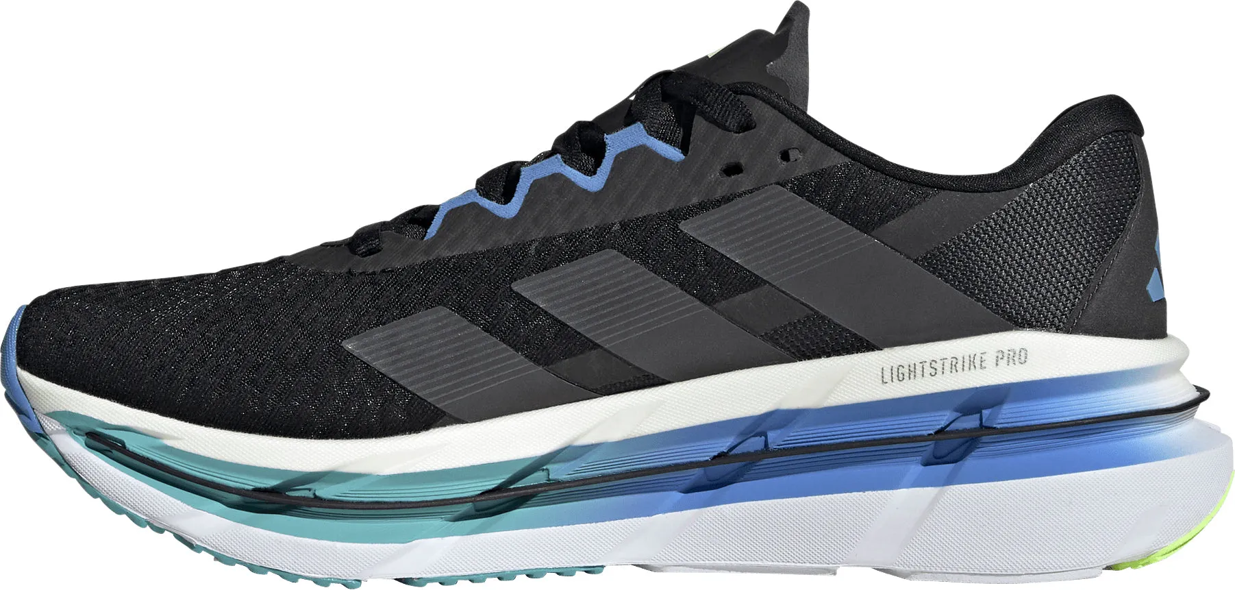 adidas Adistar BYD Mens Running Shoes - Black Arch Support Health Focused