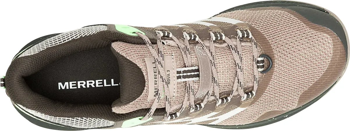 Angel Mood Merrell Nova 3 GORE-TEX Mens Trail Running Shoes - Brown