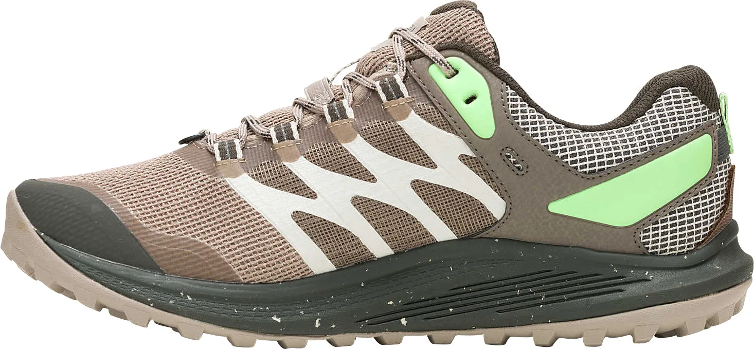 Merrell Nova 3 GORE-TEX Mens Trail Running Shoes - Brown Padded collar