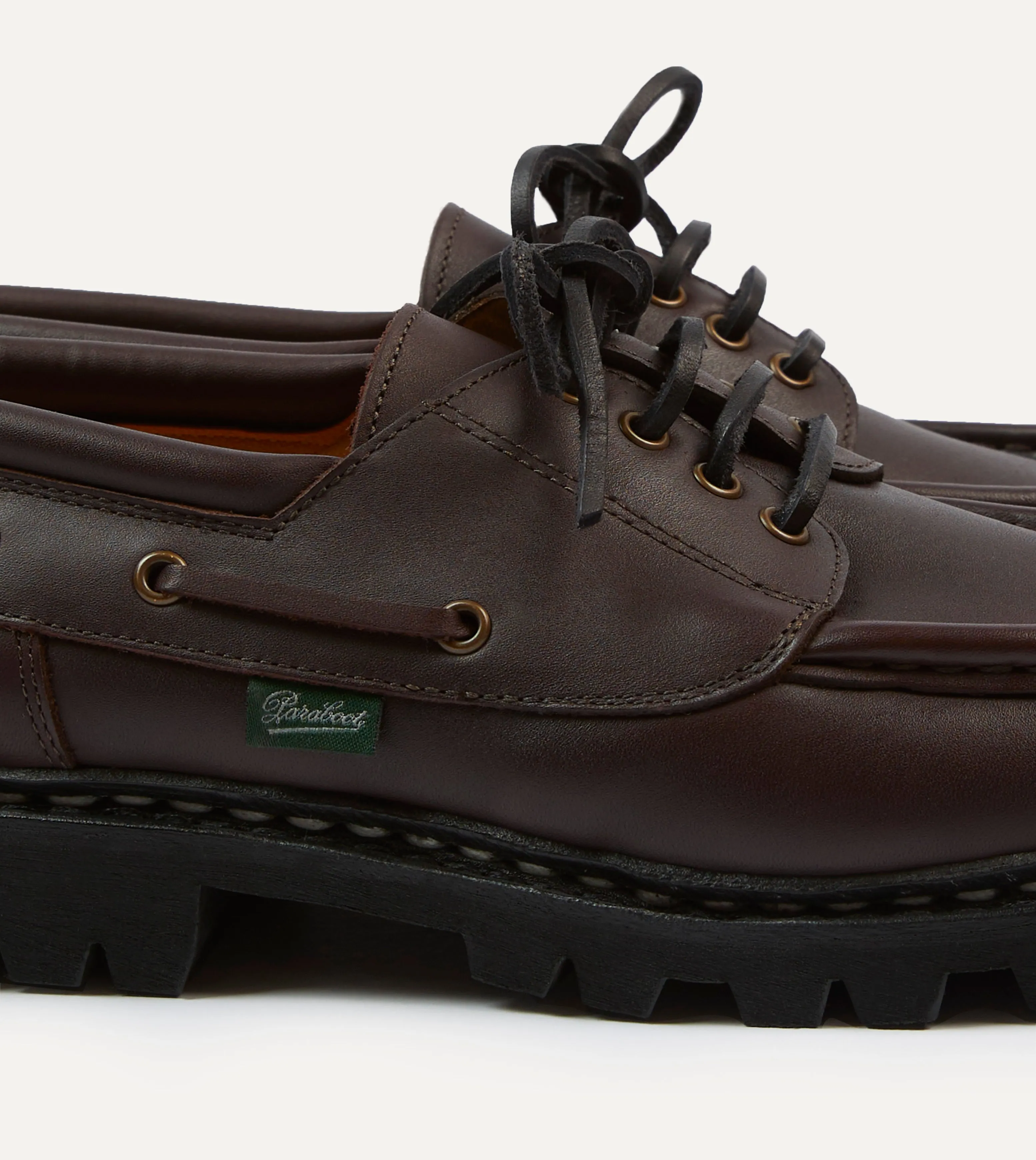 Cliff Edge Breathable Beach Walk Paraboot Chimey ??b??ne Calf Leather Derby Shoe
