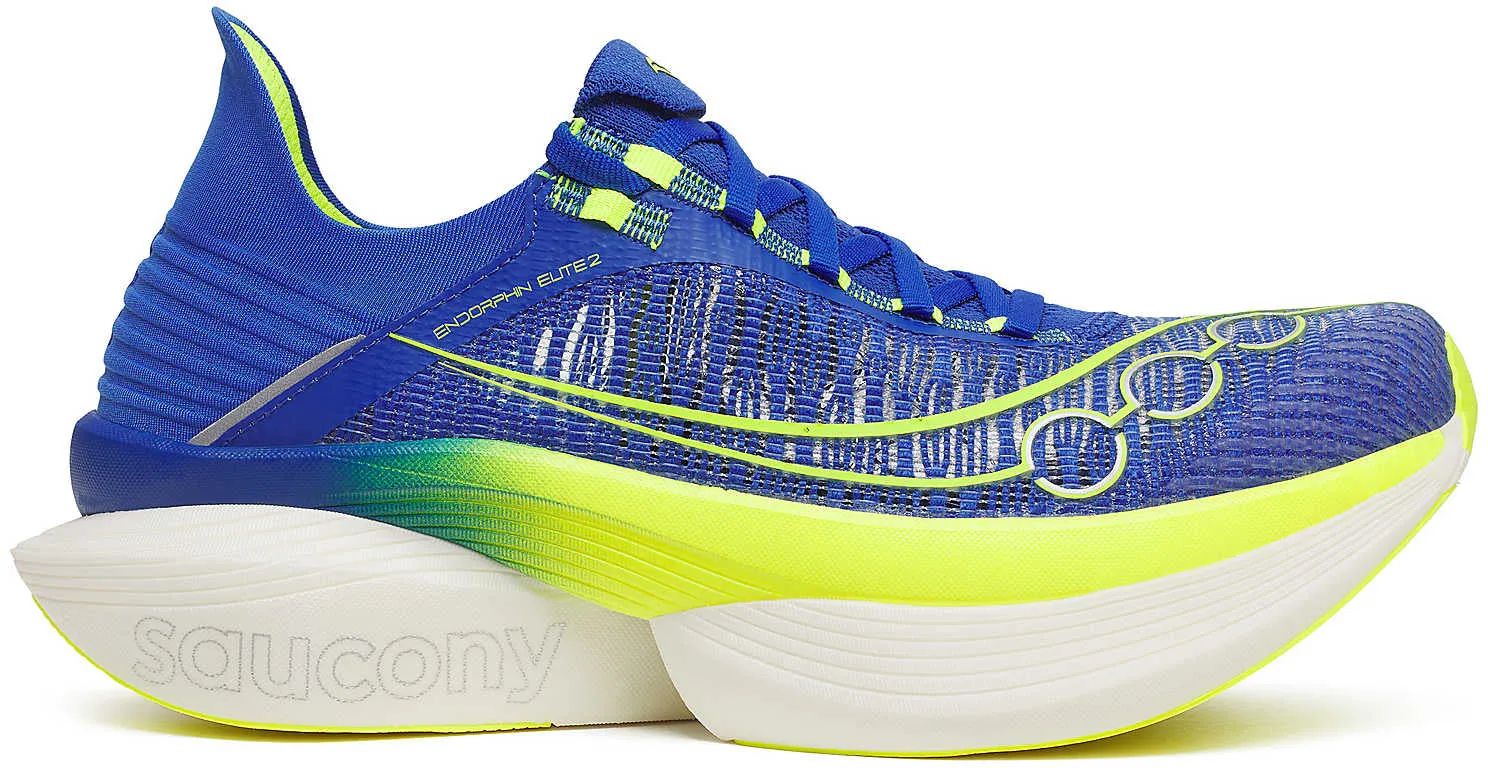 Saucony Endorphin Elite 2 Running Shoes - Blue Lightweight Design Supportive