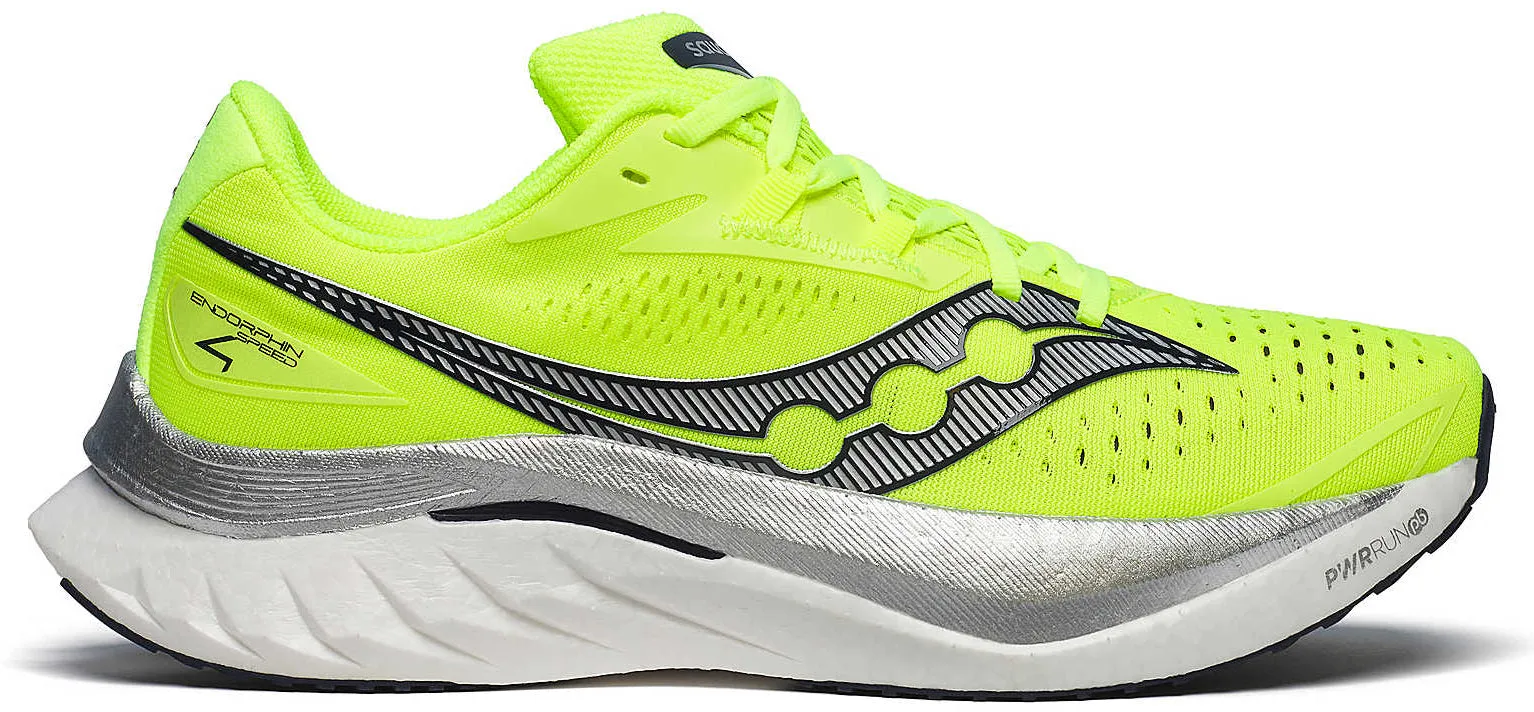 Quick Drying Casual Wear City Bright Saucony Endorphin Speed 4 Mens Running Shoes - Yellow