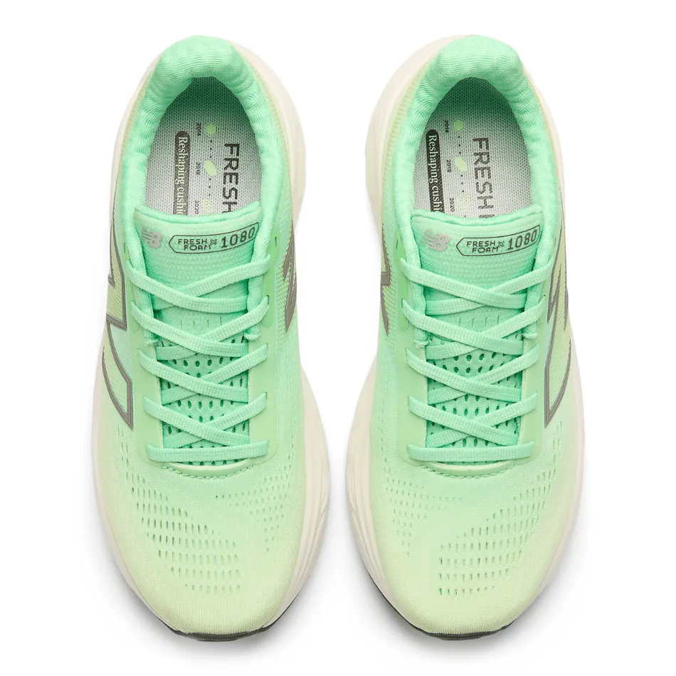 New Balance Women's 1080 V14 Running Shoes in Sweetgrass SS25 comedy - themed running shoes health - improvement