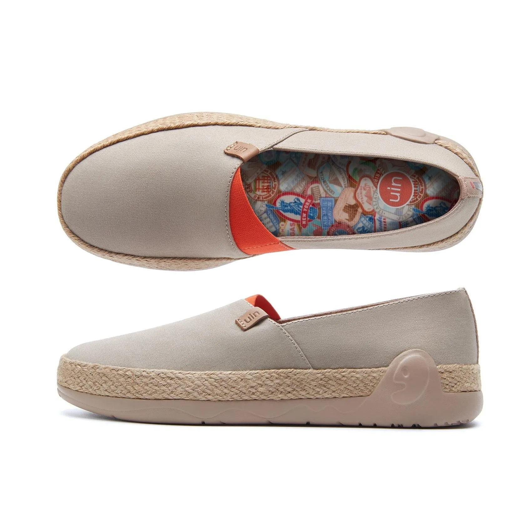 High Top Design Wood Step Marbella Khaki Women
